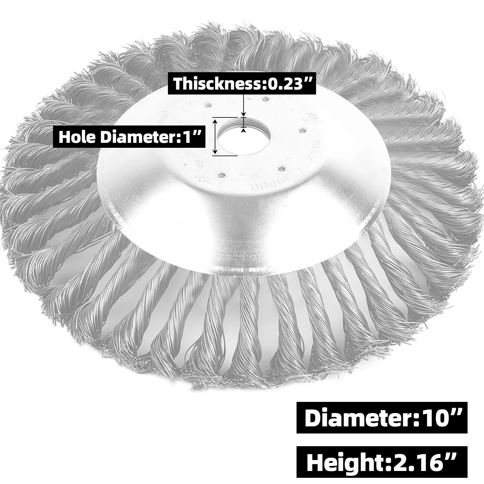 AR-PRO Lames rotatives pour brosse à mauvaises herbes 25,4 cm