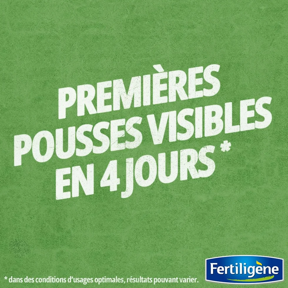 FERTILIGENE FPATCH750 Patch Magic Rénovateur de Pelouse 750 g - Formule 4 en 1 semences, engrais, fixateur, support végétal