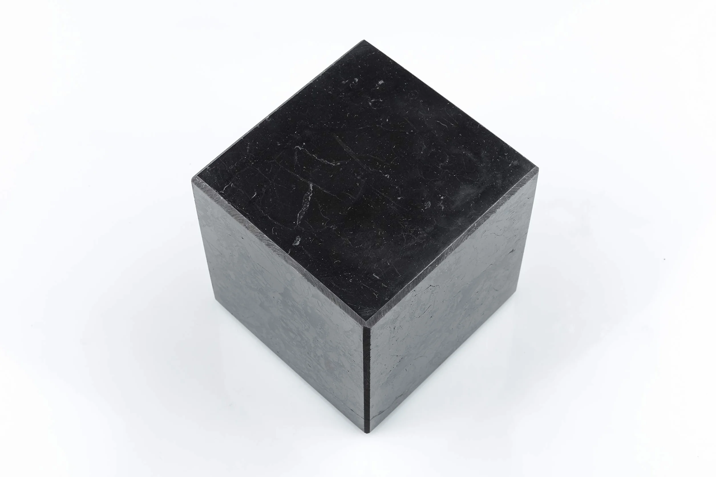 Cube en Pierre de Shungite Polie 10 cm | Pierre de Carélie