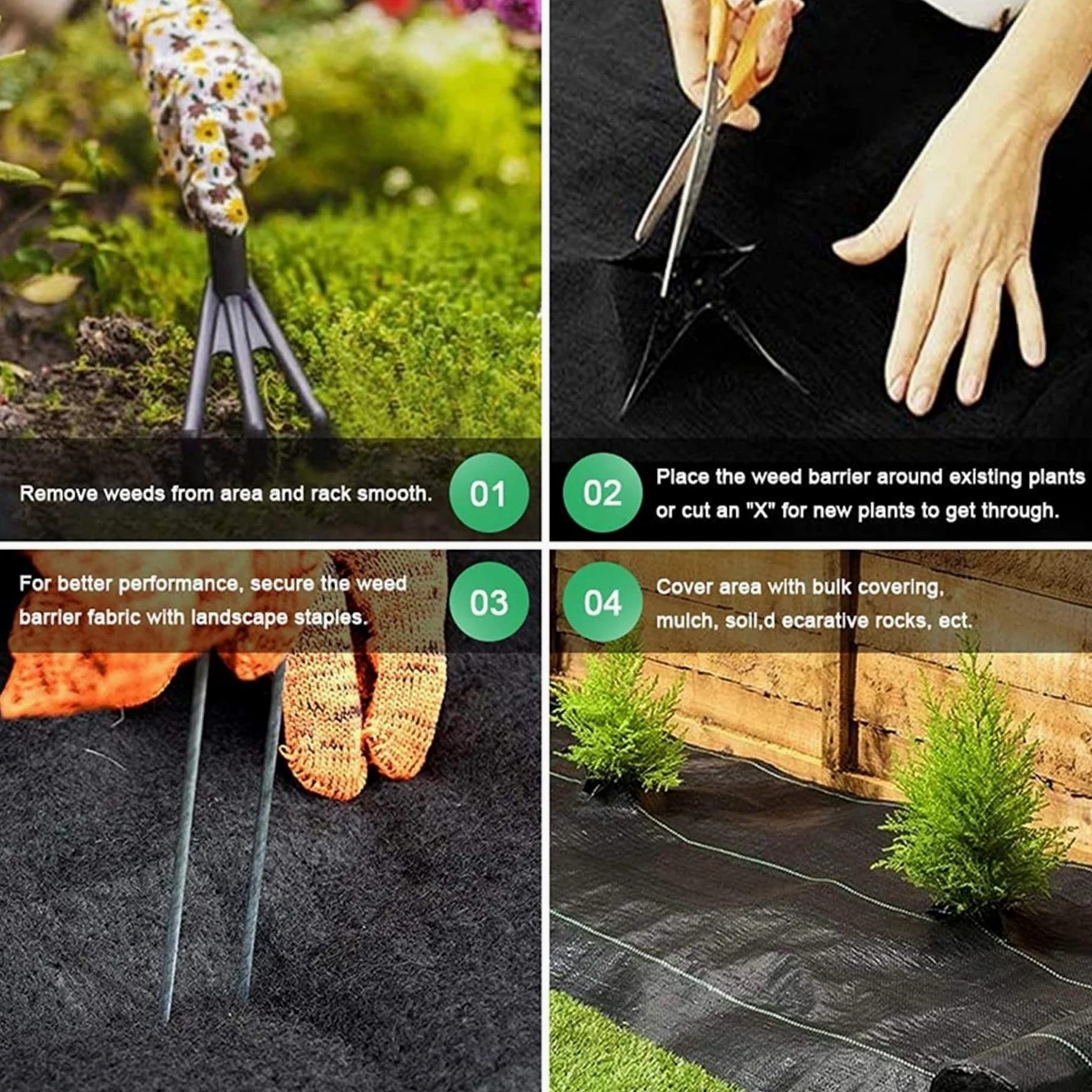 Toile de Paillage,Bâche Geotextile,Toiles Anti-Mauvaises Herbes en Polypropylène 70g/m²,Anti-UV en Tissu Non tissé,Résistant et Perméable,pour Jardin et Serre,Noir (Size : 1.5X10m)