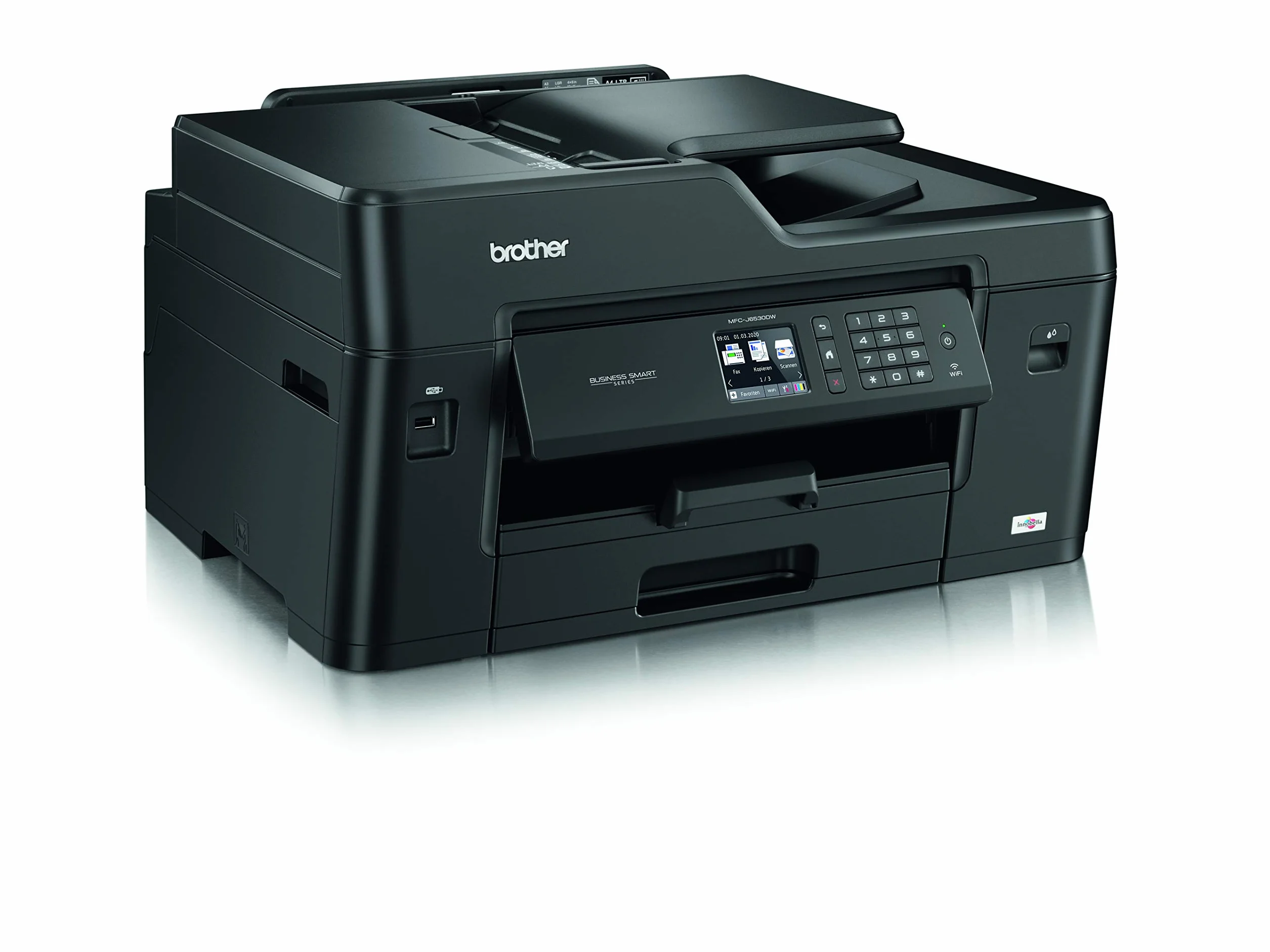 Brother MFC-J6530DW Imprimante Multifonction 4 en 1 Jet d'Encre A3 Recto-Verso Ethernet Wi-Fi
