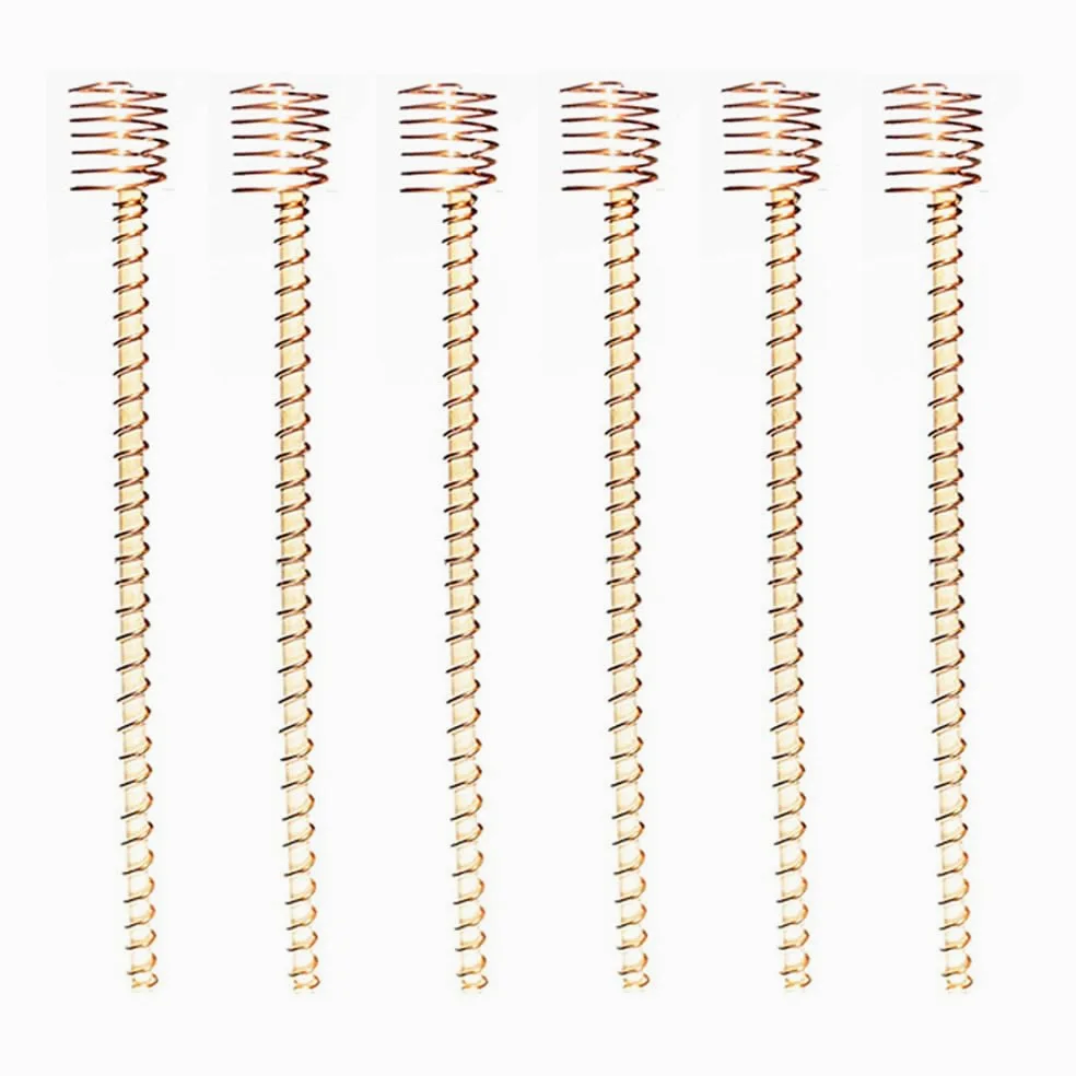 Lot de 24 piquets pour plantes d'électroculture, longueur 300 mm, longues tiges de jardin en cuivre, électroculture, jardinage, bobines de cuivre, outils de fil pour cultiver des plantes de jardin et