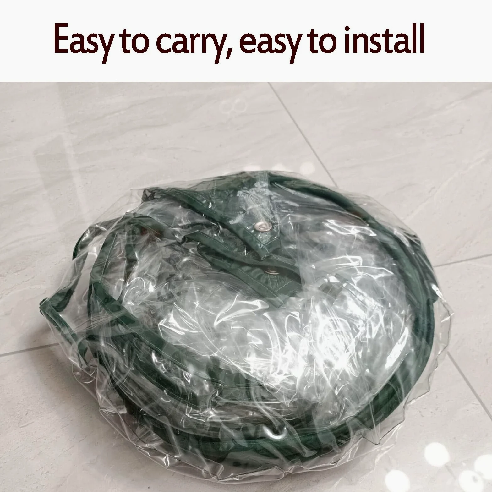 Mini Serre Pop-up, fabriquée en PVC imperméable, hydratante en été, Garde au Chaud en Hiver, Disponible à l'intérieur et à l'extérieur