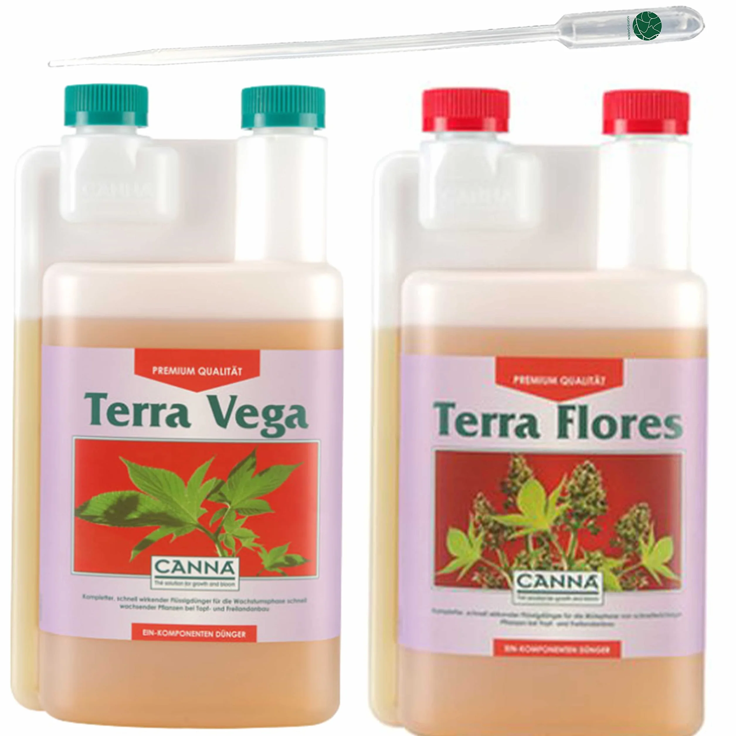 Canna Terra Vega Grow Terra Flores Bloom Engrais 1 l Pipette