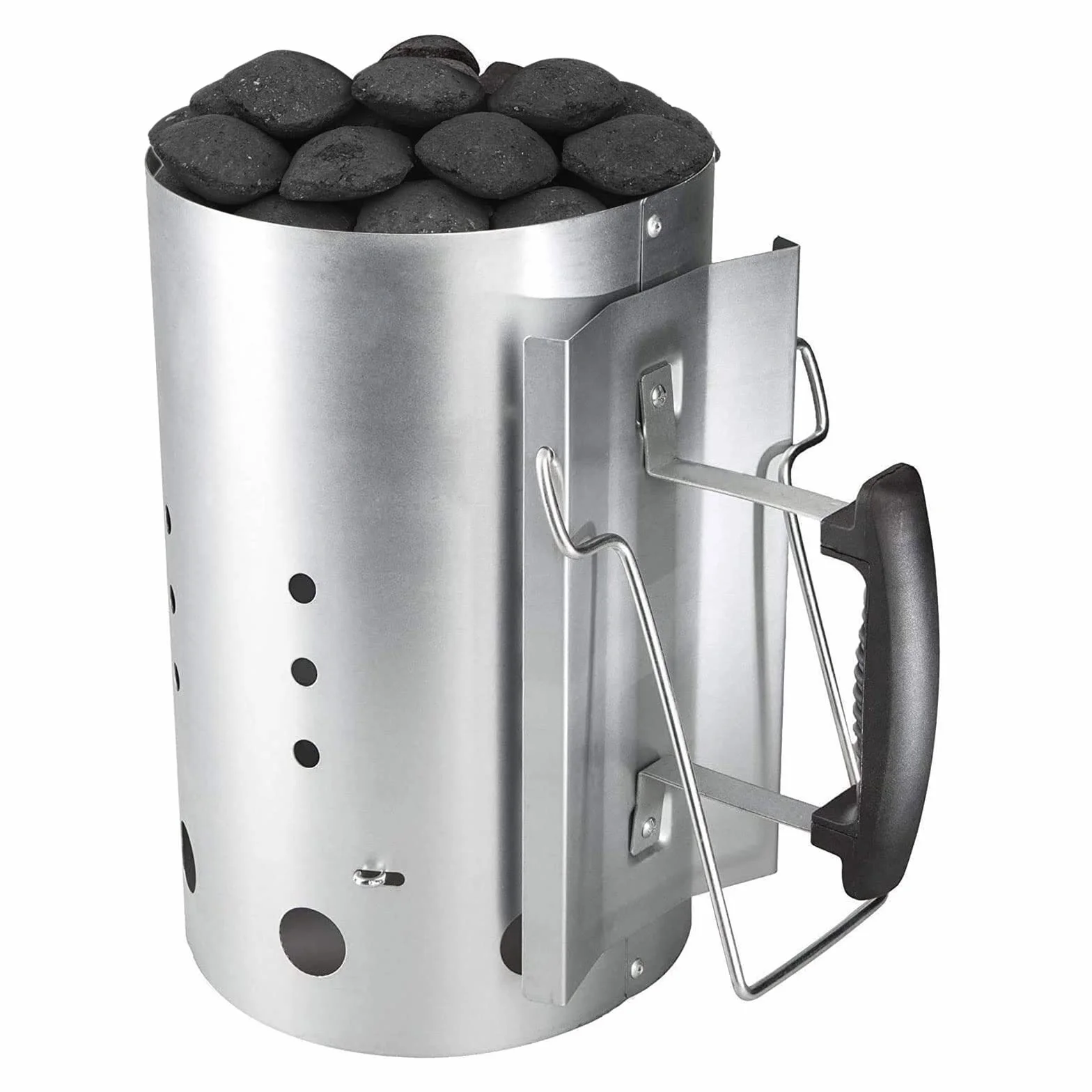 Denmay Démarreur de cheminée au Charbon de Bois 30 cm H 19 cm DIA poignée de sécurité pour Weber 7416