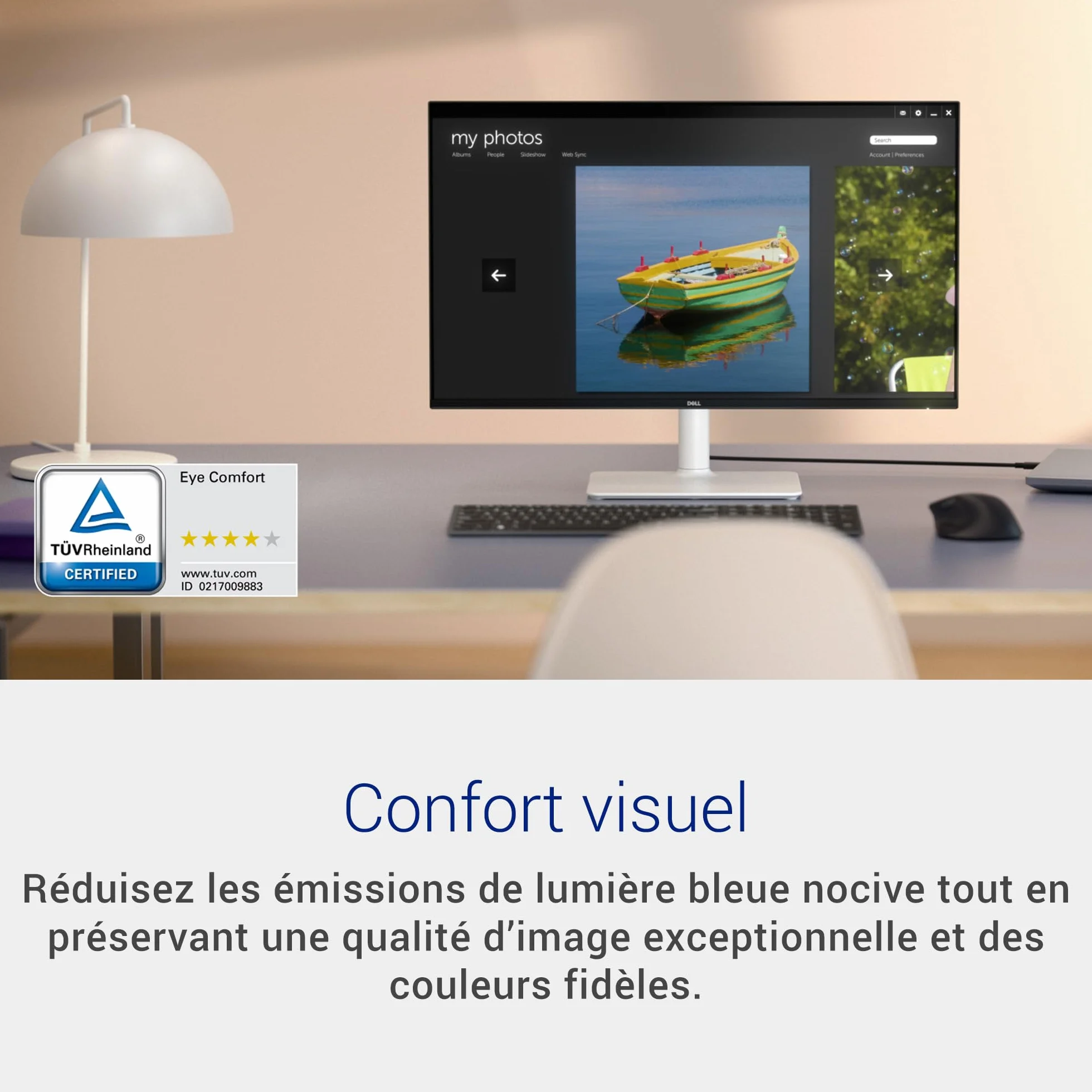 Dell 27 Plus Écran PC S2725DSM QHD 2560x1440 144Hz IPS 1ms MPRT AMD FreeSync 99% sRGB Blanc