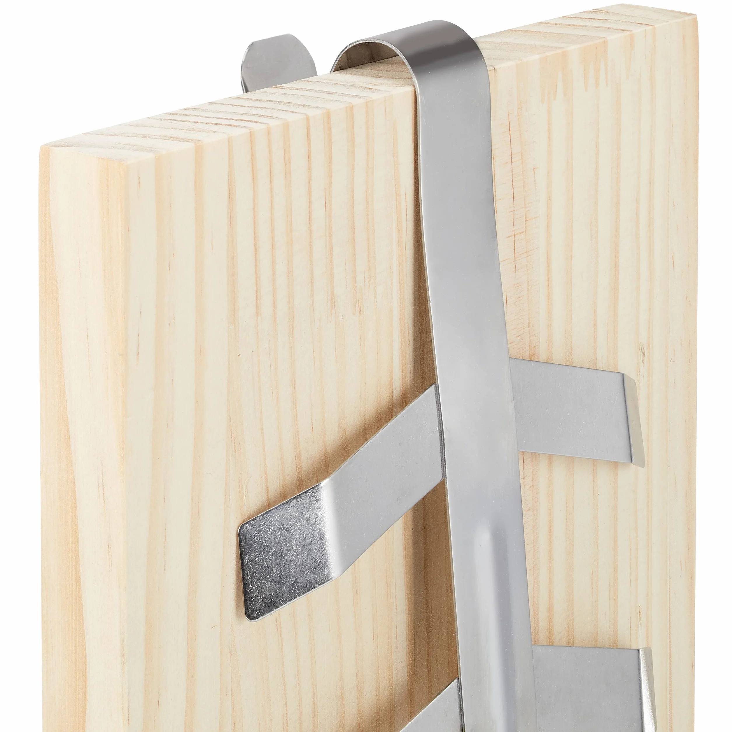 Planche à Saumon en Bois de Cèdre Lot de 2, 55 x 20 cm, avec Support pour Grillades