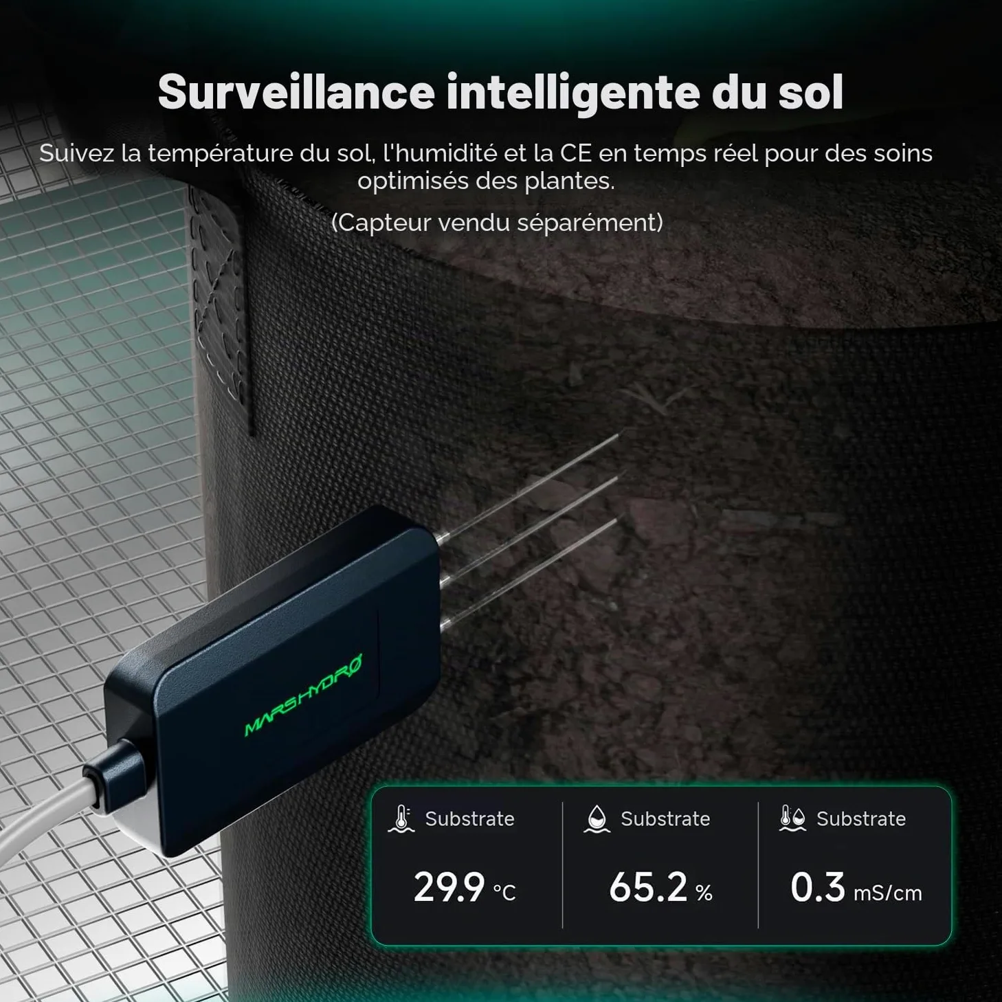 MARS HYDRO Kits d'irrigation goutte automatique avec seau pliable de 5 l, pompe à eau améliorée 24 W, 8 émetteurs goutte