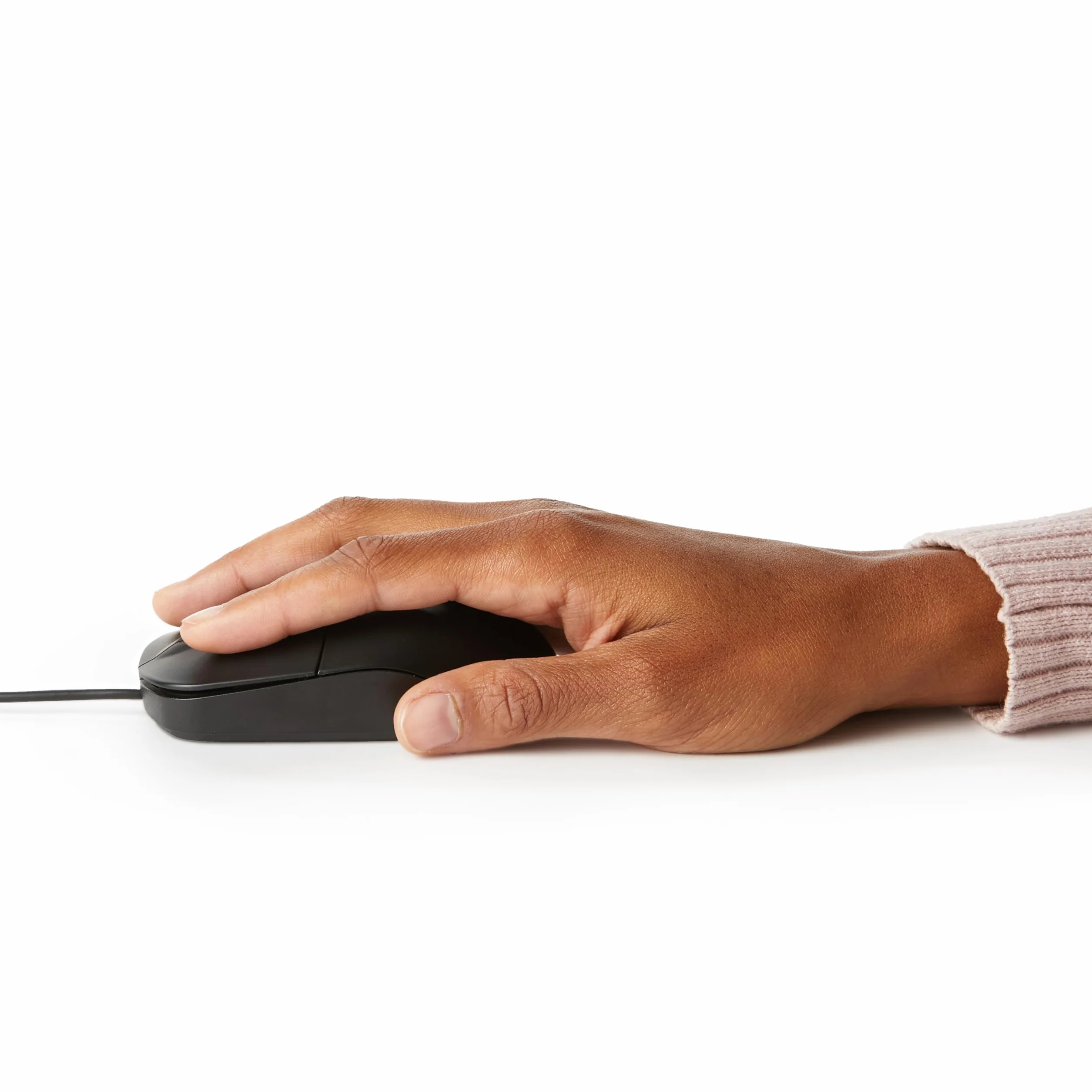 Amazon Basics Souris Optique USB 3 Boutons Noir