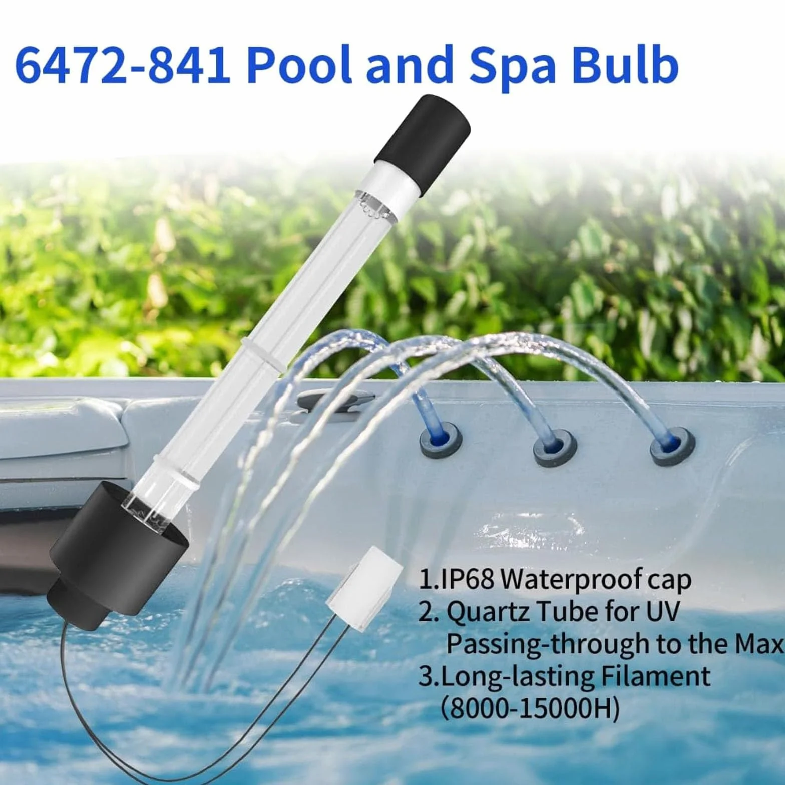 Ampoule de rechange XL 6472-841 pour système de purification UV Sundance jacuzzi