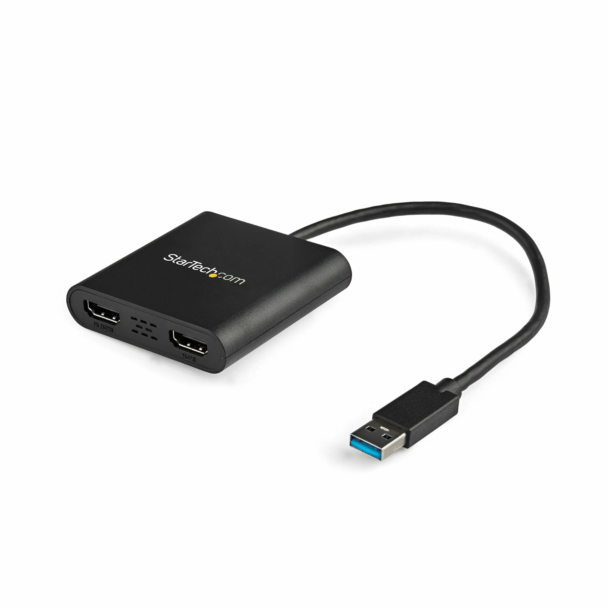 StarTech Adaptateur USB-A 3.0 vers Double HDMI 4K 30Hz 1080p 60Hz pour Double Écran