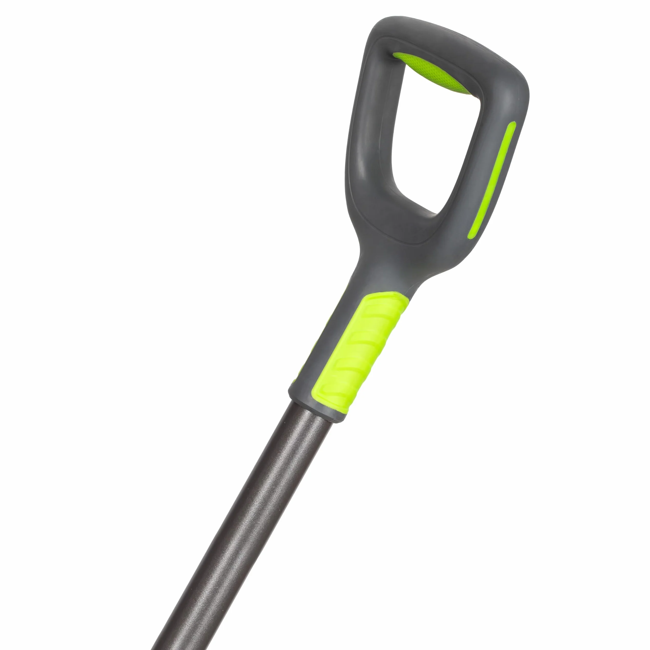 Mivos Pelle de Jardin Carrée Professionnelle en Acier au Bore Trempé - Pelle à Creuser Renforcée - Longueur 124 cm - Manche en Acier et Poignée en D - Made in EU