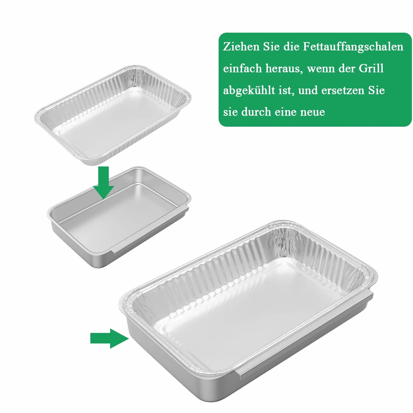 Pièces de rechange Weber Spirit 200 Series E210 E220 grill bac d'évacuation inox 83156 doublure alu 6415