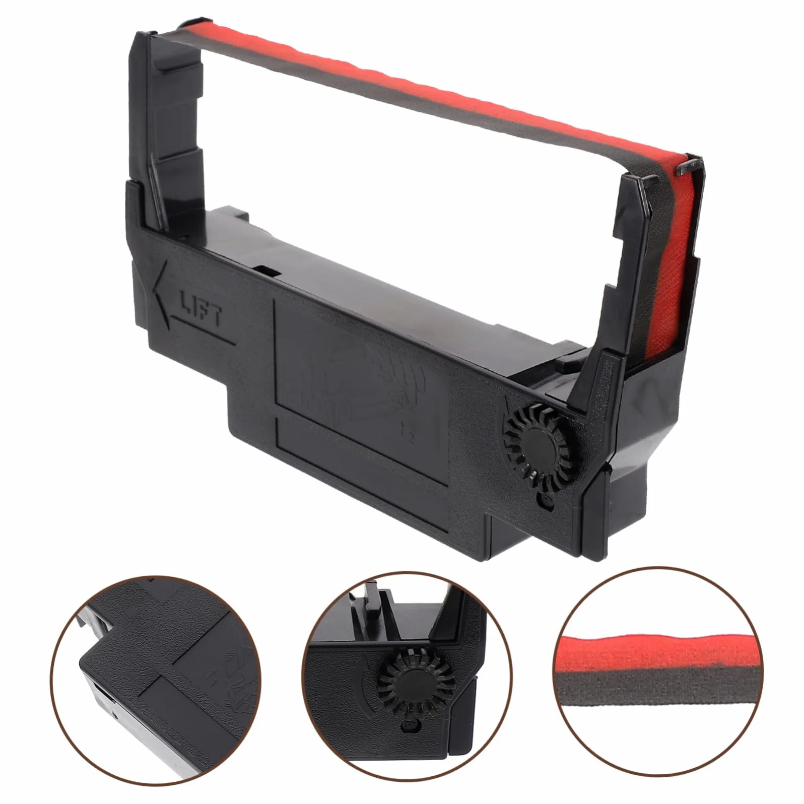 Sewroro Lot de 5 Boîtes à Ruban Erc30/38/34 Noir Rouge Compatible Porte-ruban Imprimante Matricielle Tm-u220 U230 M188b