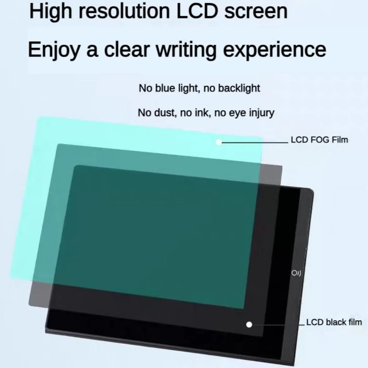 EMEBAY Tablette d'écriture LCD 11,5" Ultra Mince 3.2 mm Bloc-Notes numérique effaçable