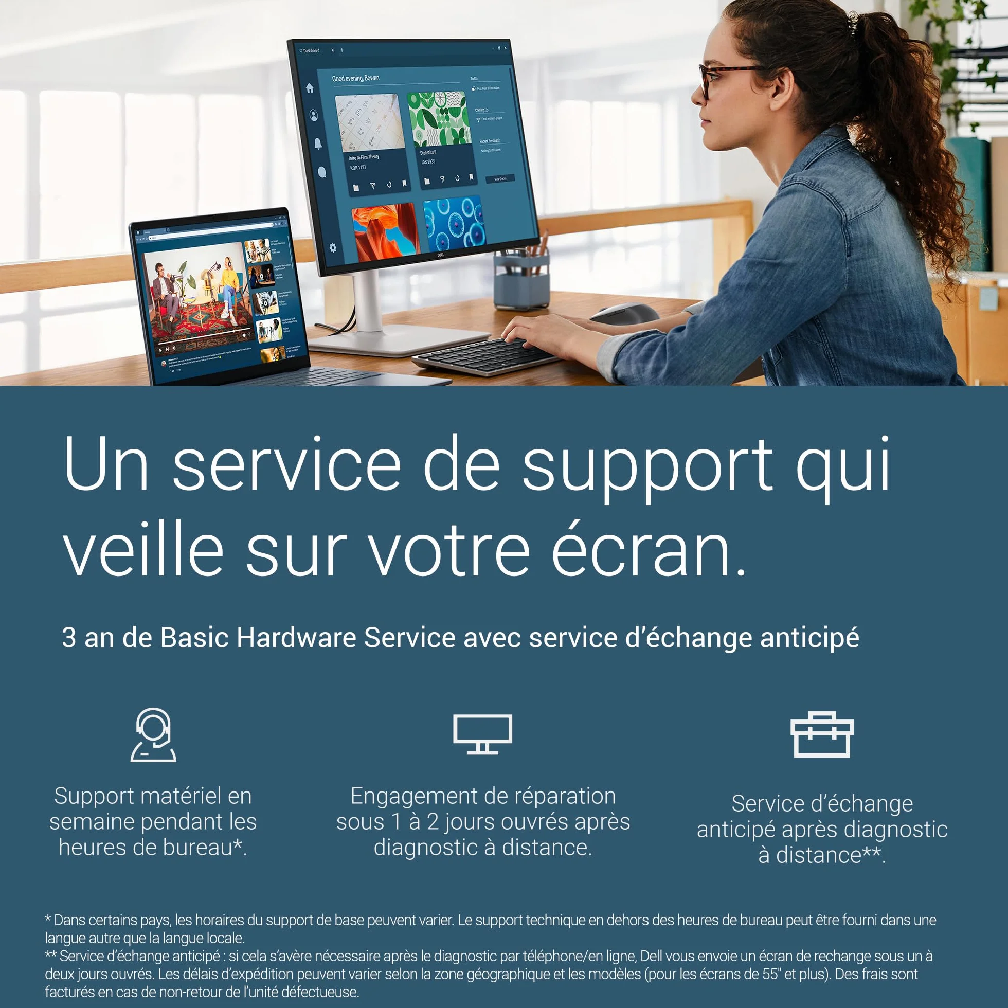 Dell 27 Plus Écran PC S2725DSM QHD 2560x1440 144Hz IPS 1ms MPRT AMD FreeSync 99% sRGB Blanc