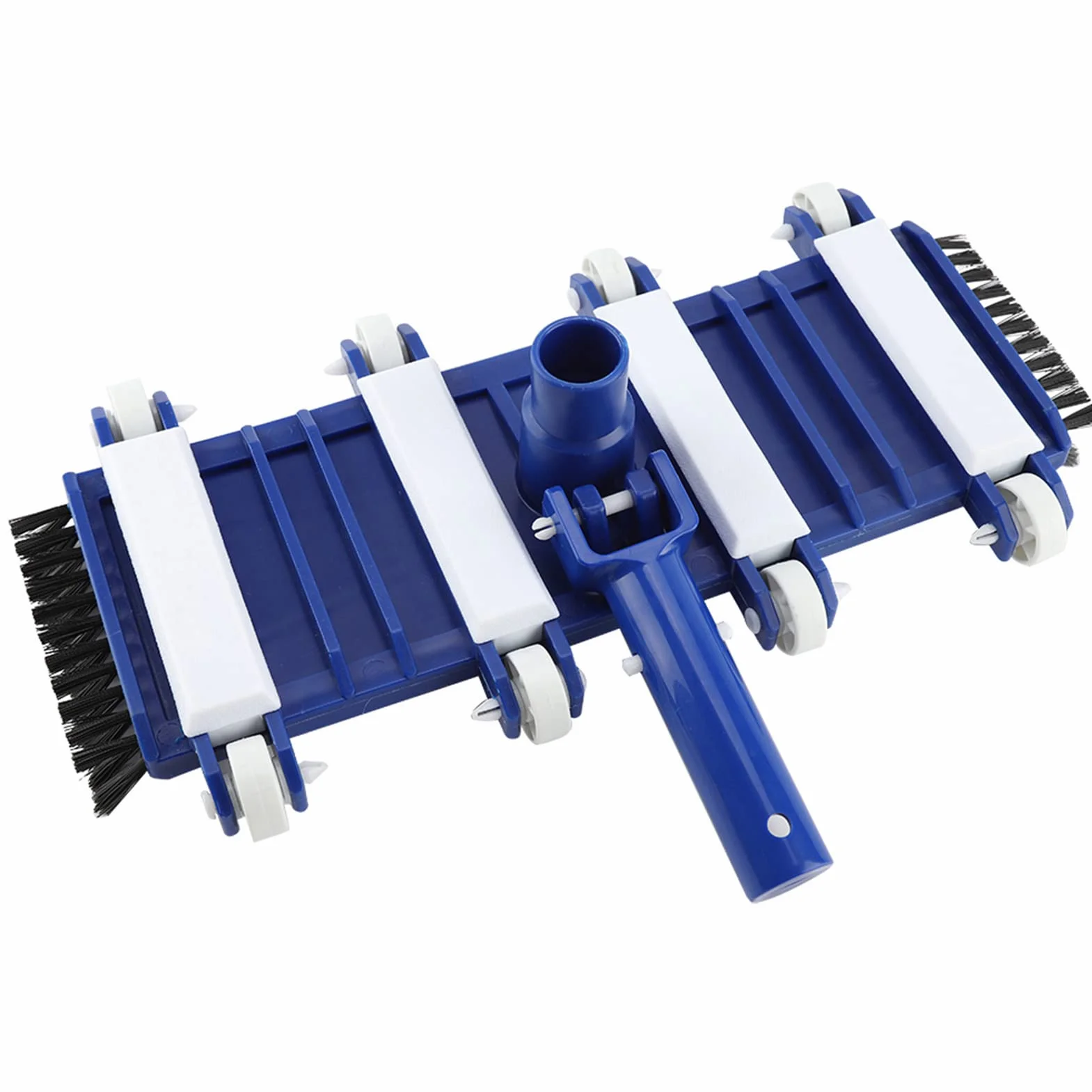 Tête d'Aspirateur de Piscine Robuste avec Roues Pivotantes pour Béton ou Plâtre