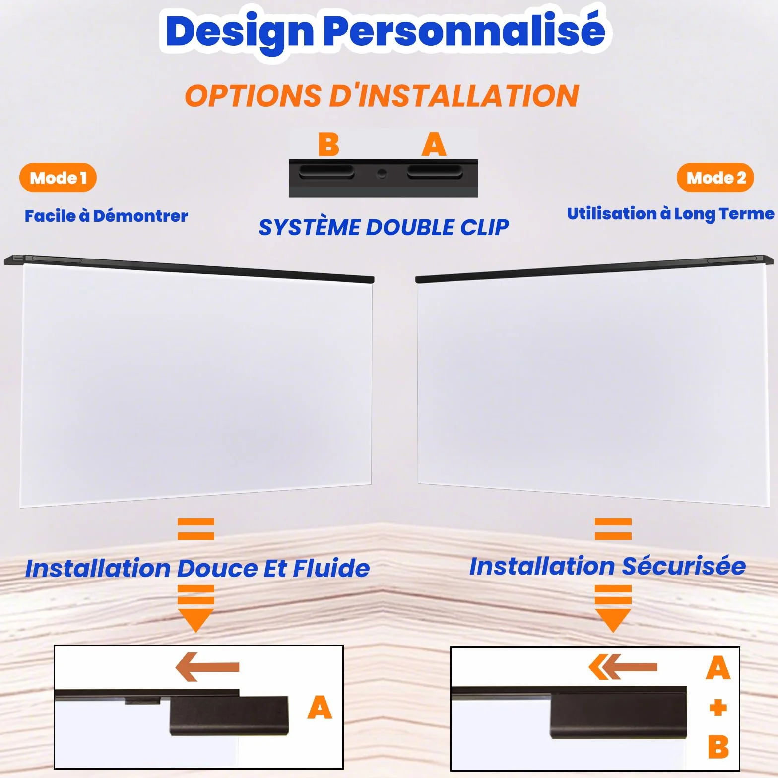 Filtre d'Écran Anti-Lumière Bleue 27 Pouces pour Moniteur 16:9 – Protection Anti-UV, Anti-Reflet, Anti-Éblouissement (61,3 x 37 cm)