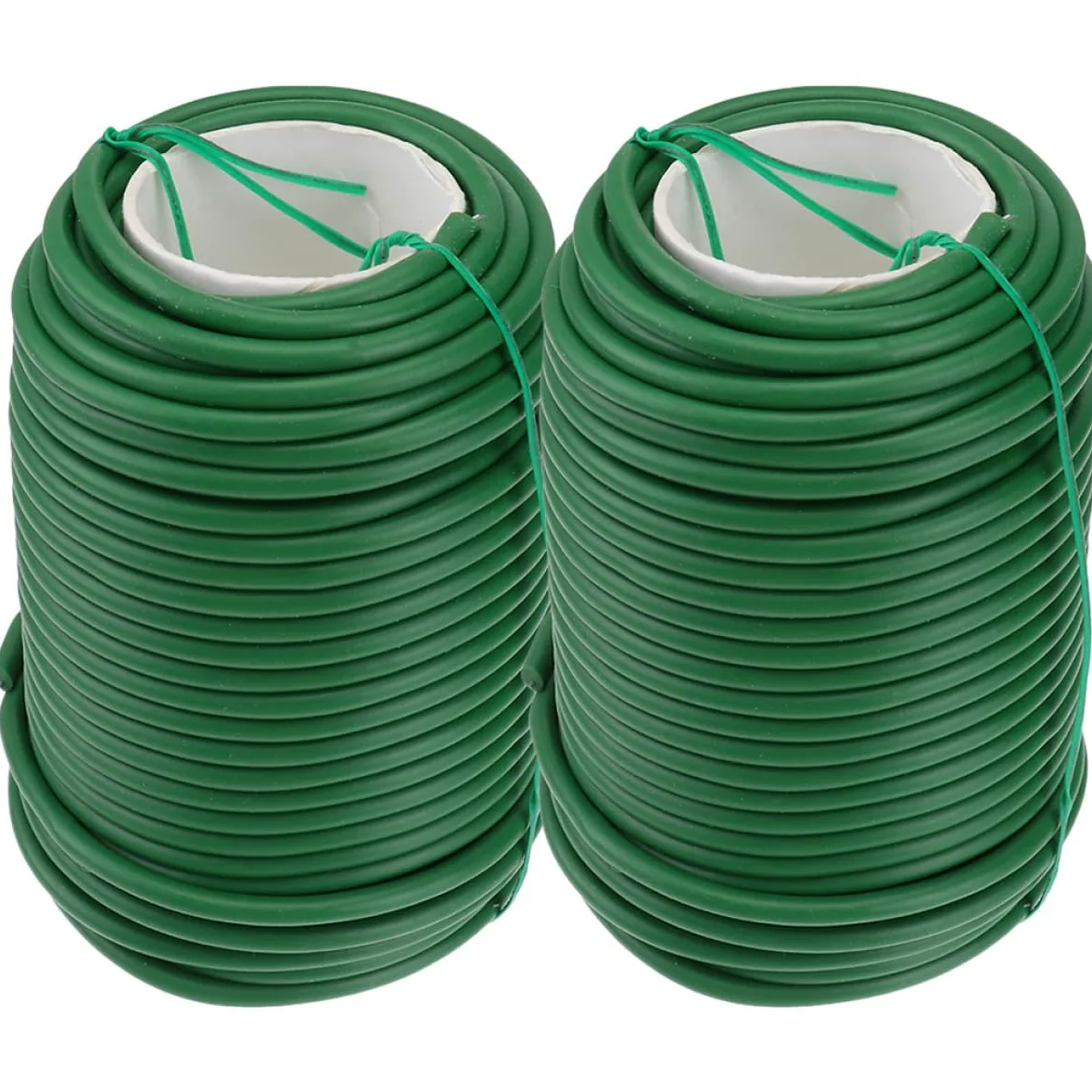 DOITOOL 2 Rouleaux de Liens de Jardinage Verts en TPR pour Fixation Sécurisée des Fleurs Plantes Grimpantes, Outil Pratique pour Attacher Branches et Vignes Jardin