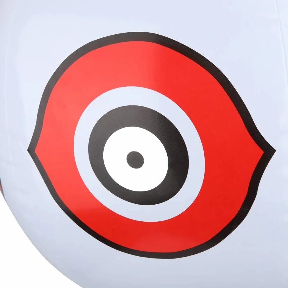 Ballon Anti-Oiseaux avec Yeux, Lot de 3, Répulsif pour Pigeons avec Corde, 3 Couleurs