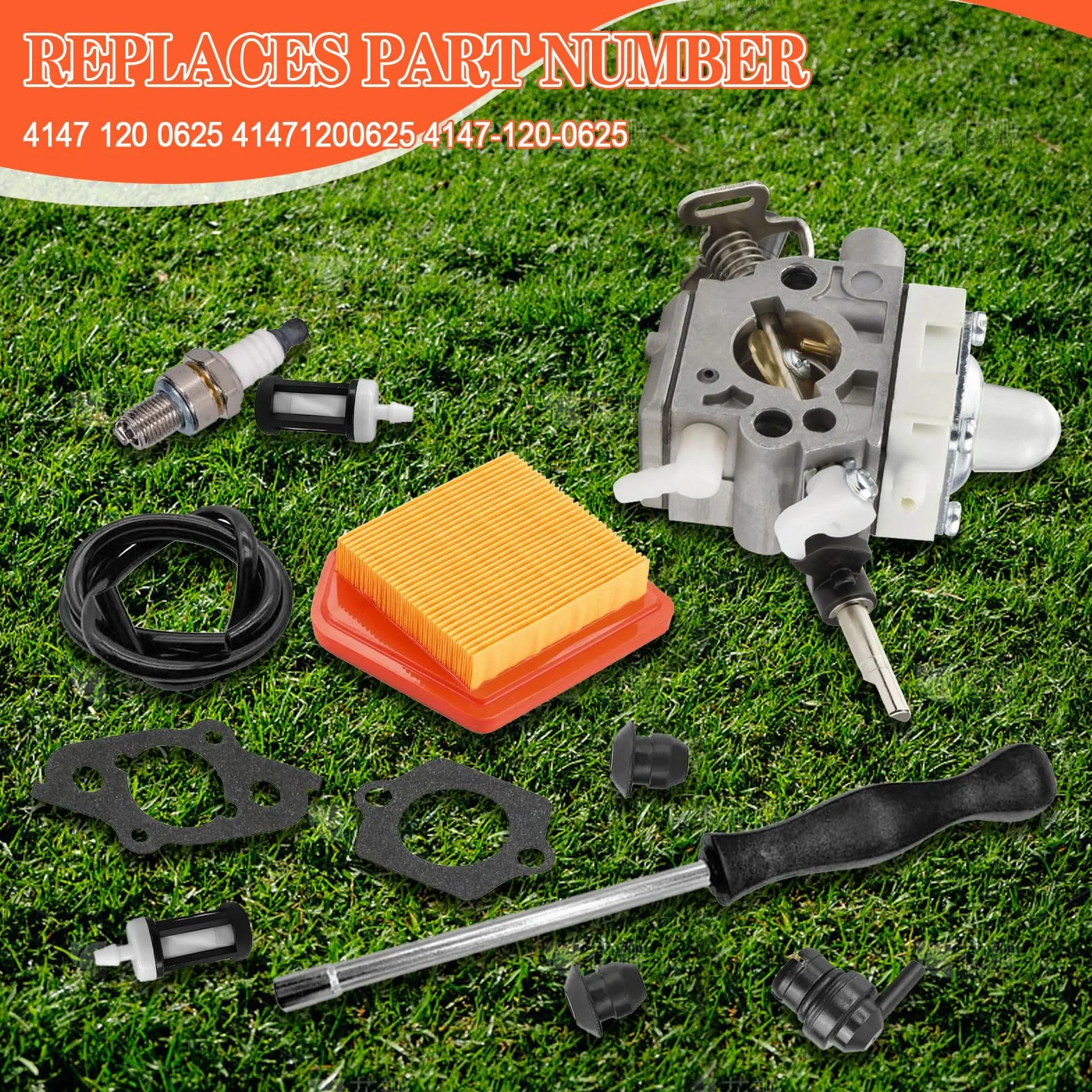 Kit carburateur 4147-120-0625 pour Stihl FS240 FS260C avec filtre à air 4147 141 0300