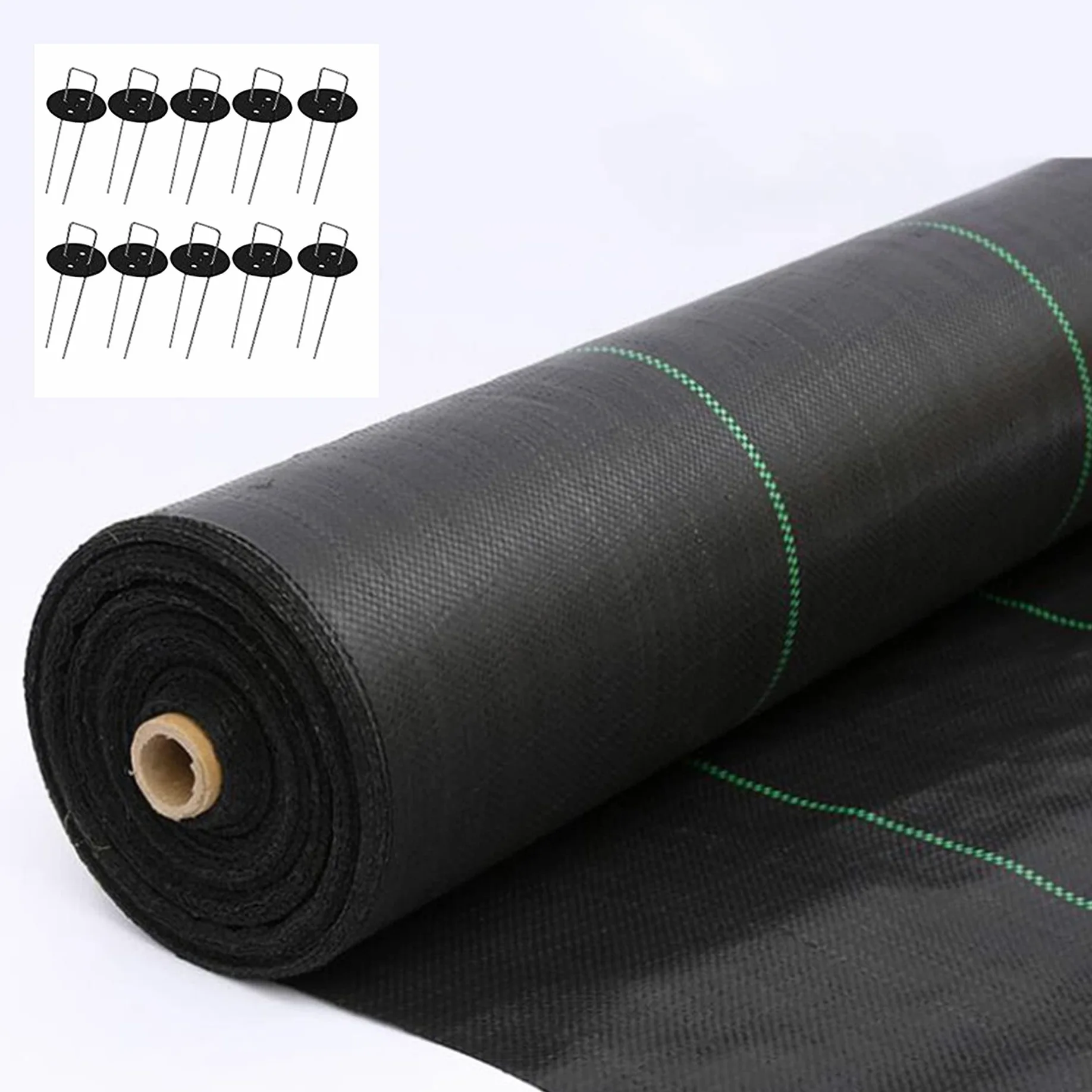 Toile de Paillage,Bâche Geotextile,Toiles Anti-Mauvaises Herbes en Polypropylène 70g/m²,Anti-UV en Tissu Non tissé,Résistant et Perméable,pour Jardin et Serre,Noir (Size : 1.5X10m)