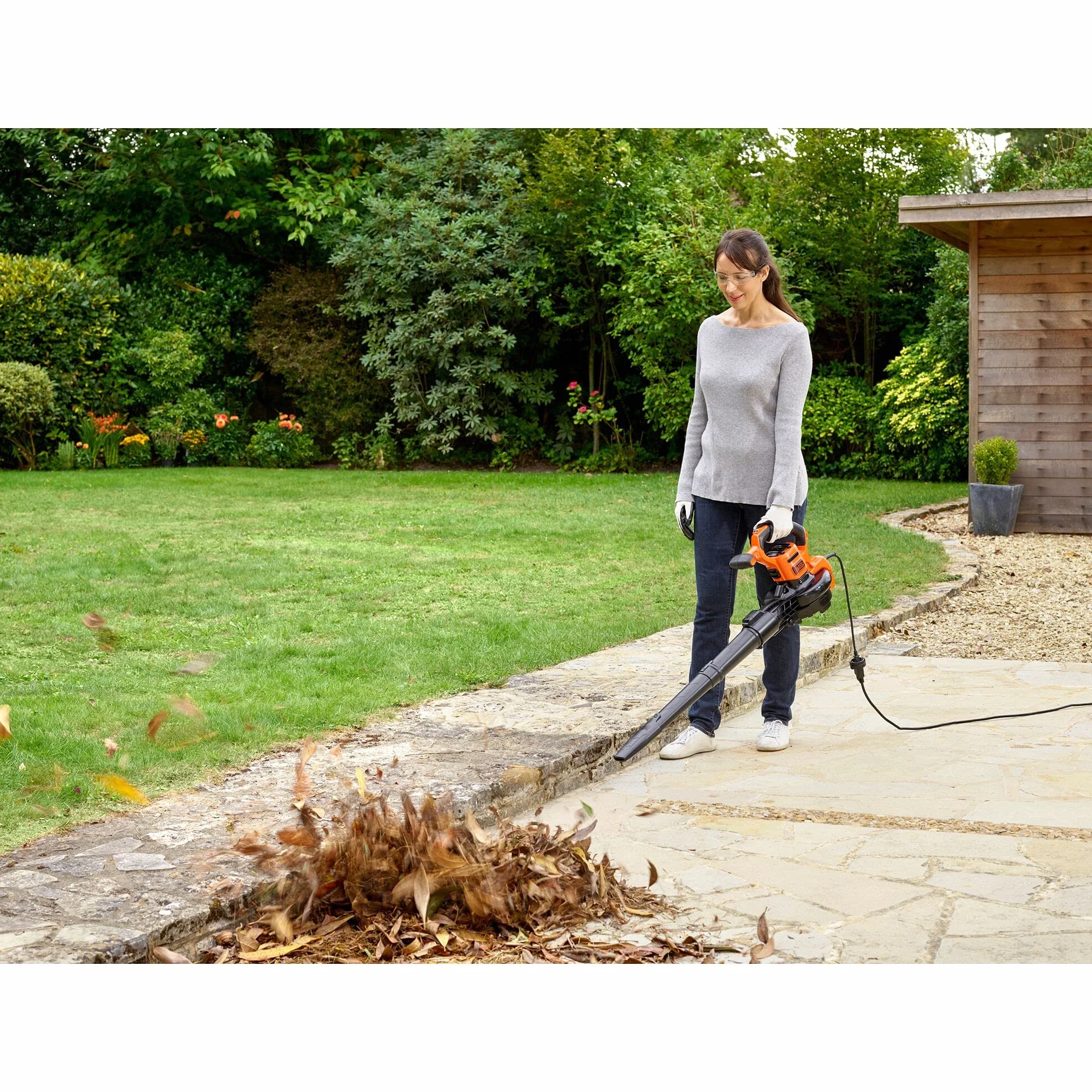 BLACK+DECKER BEBLV301 Aspirateur Souffleur Électrique 3000 W Orange