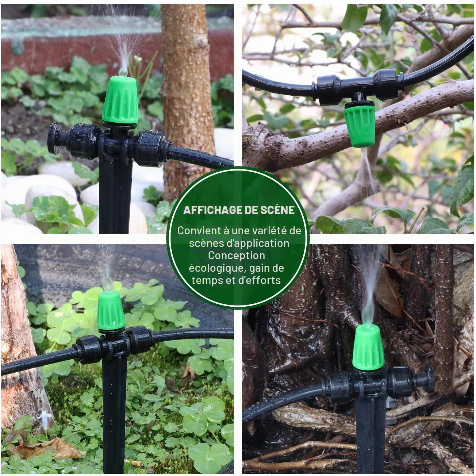 Kalolary 75FT Kit d'irrigation Goutte, Micro Irrigation Goutte à Goutte | Jardin DIY Système d’arrosage Automatique pour Jardin, Pelouse, Plante, Paysage, Potager, Serre