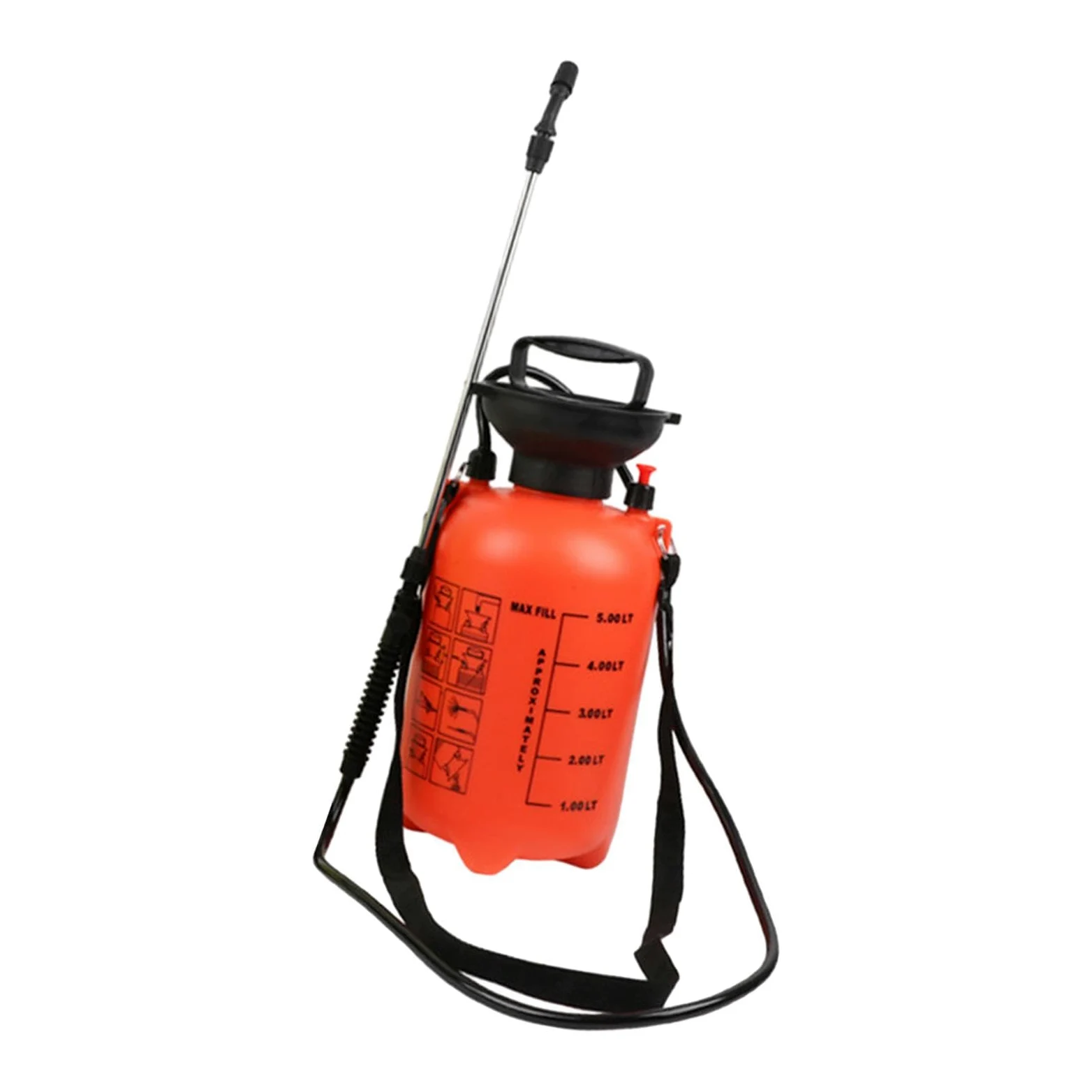 Pulvérisateur de Jardin Manuel Robuste, Pompe à Main Portable, Outil D'arrosage des Plantes, Sangle Rembourrée, Idéal pour L'entretien du, 5L