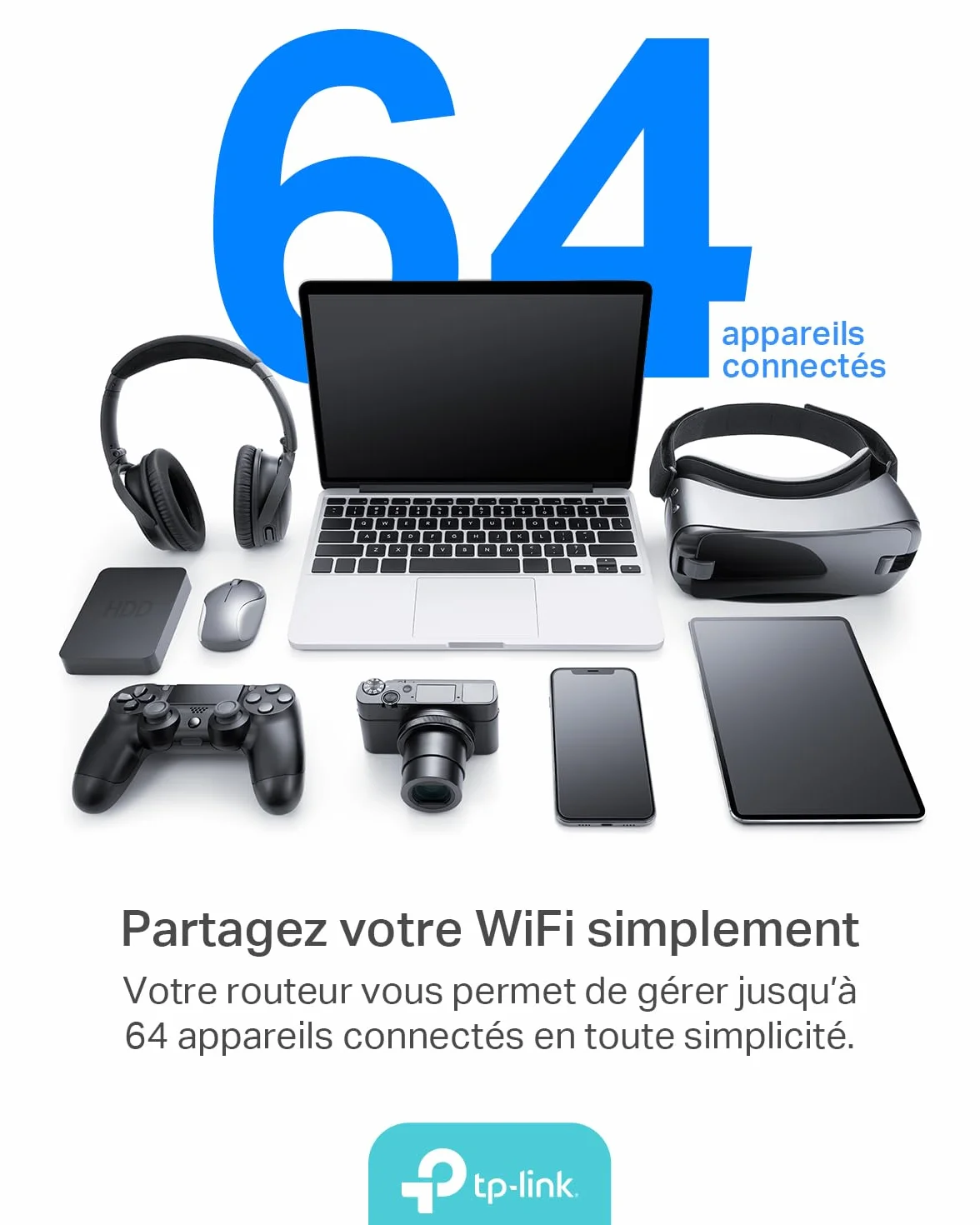TP-Link Archer NX500 Routeur 5G Wi-Fi 6 AX3000Mbps Bi-Bande Gigabit EasyMesh
