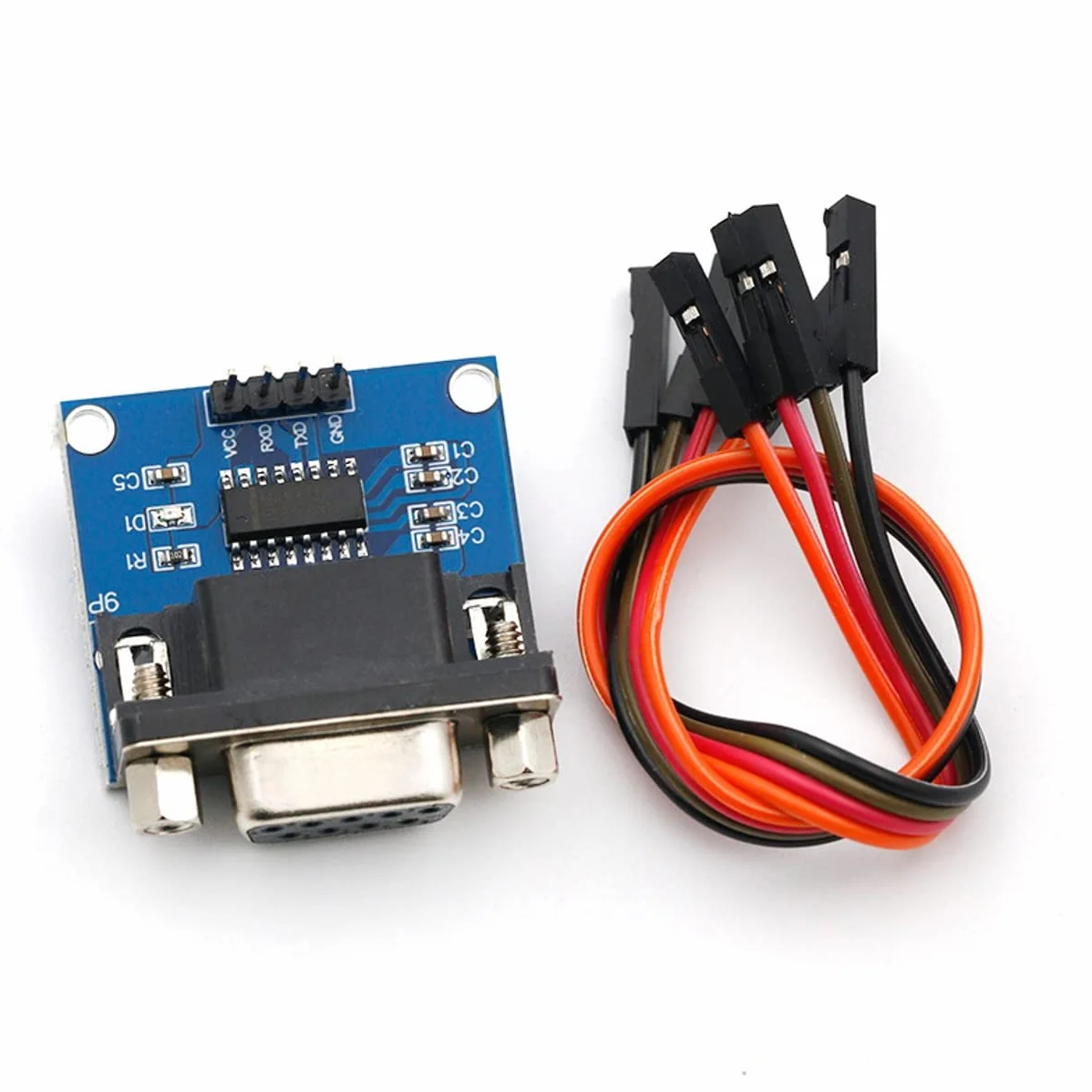 JZK Lot de 4 modules convertisseur RS232 vers TTL MAX3232 pour programmation SCM