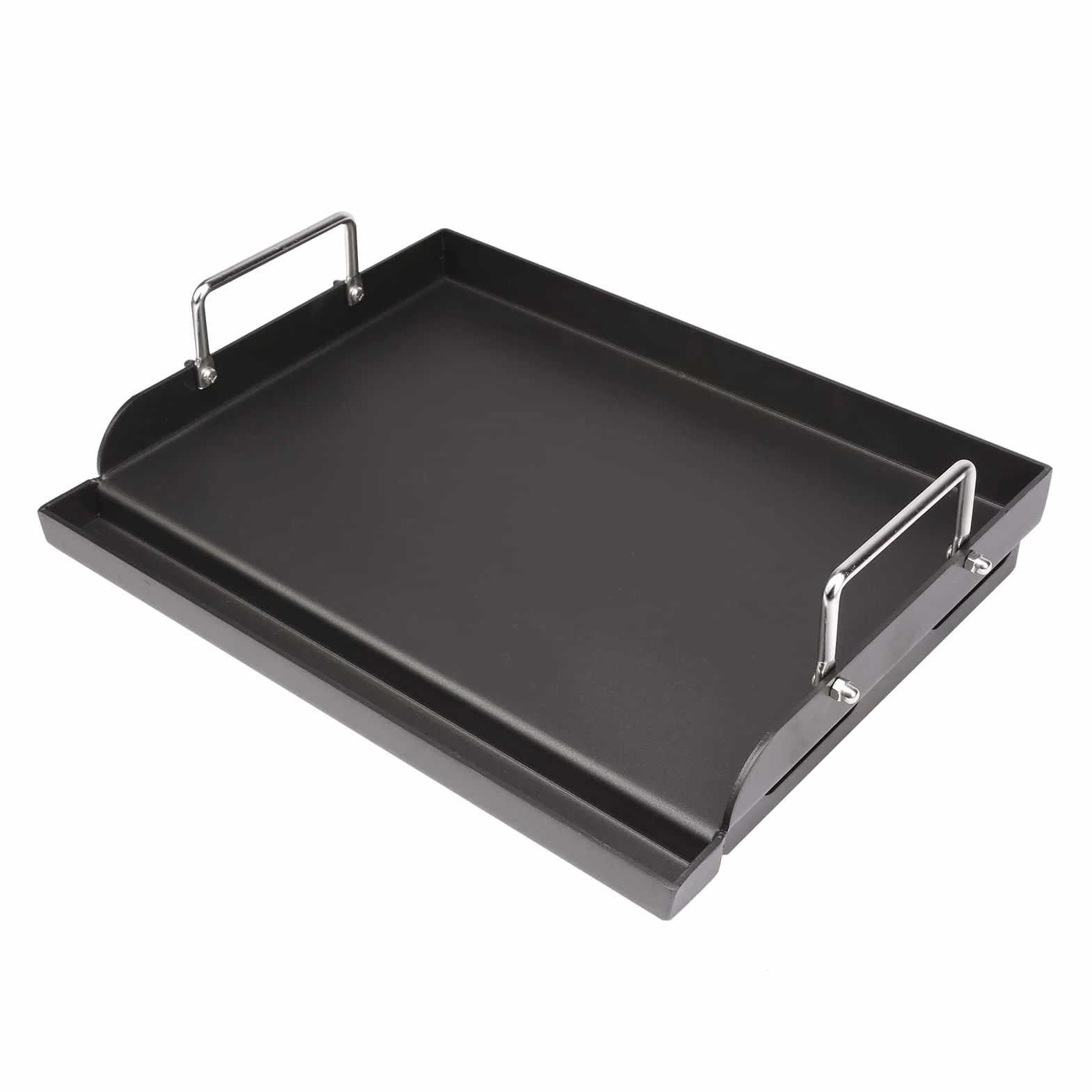 GFTIME Plaque de cuisson universelle 43 x 33 cm antiadhésif pour barbecue gaz charbon électrique