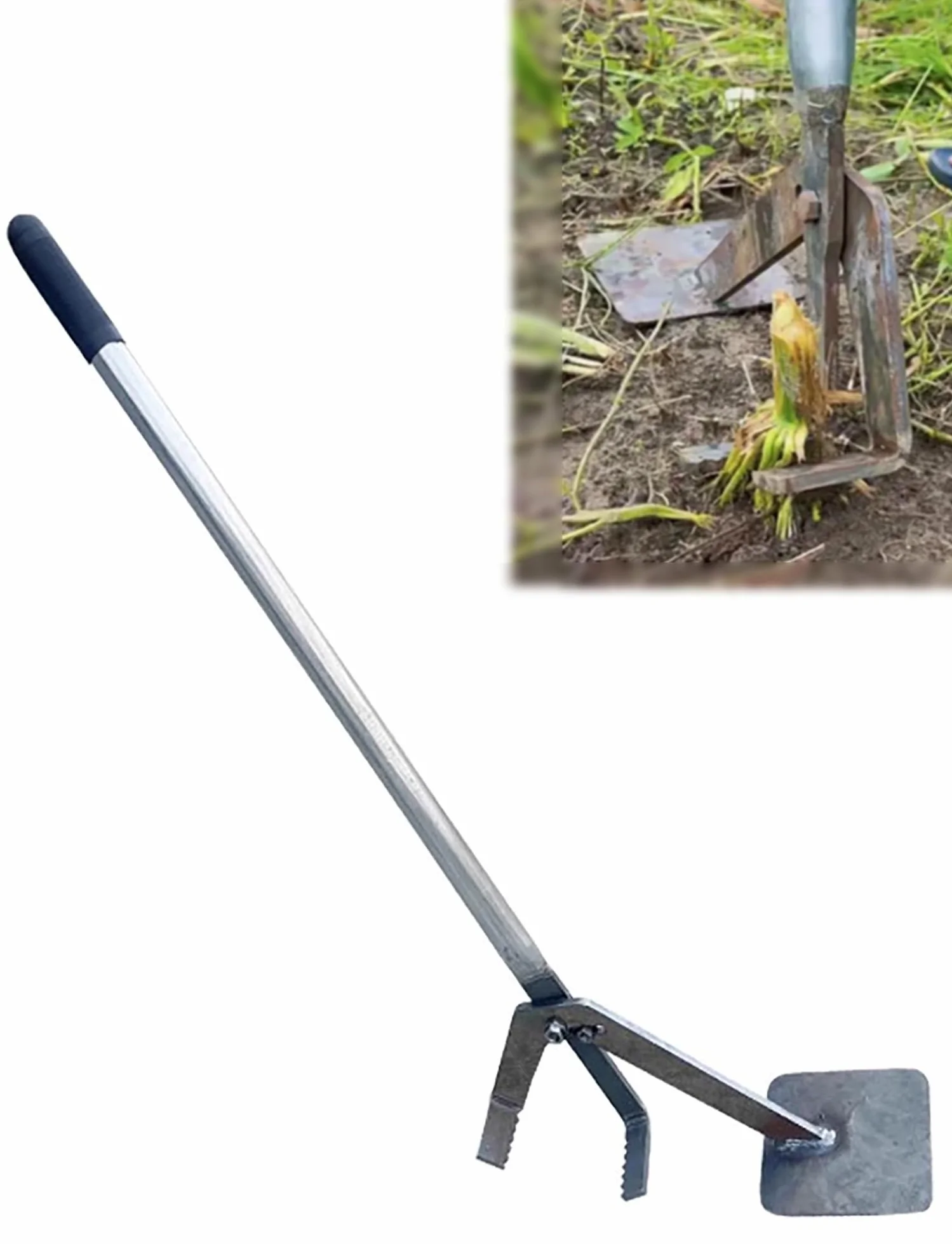 Extracteur de poteaux pour poteaux en bois et racines d'arbre, extracteur de jeunes arbres pour l'extraction de clôture et le retrait des souches