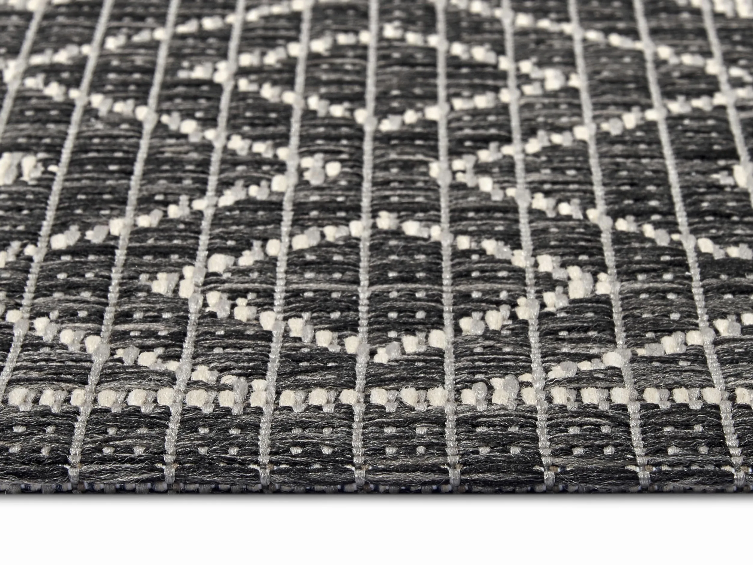 HANSE Home Lahal Tapis d'extérieur résistant aux intempéries, Motif géométrique Moderne, en Losanges, imperméable, Robuste, Tissu Plat, pour Jardin, Balcon, terrasse, Salon, Gris Beige, 190 x 290 cm