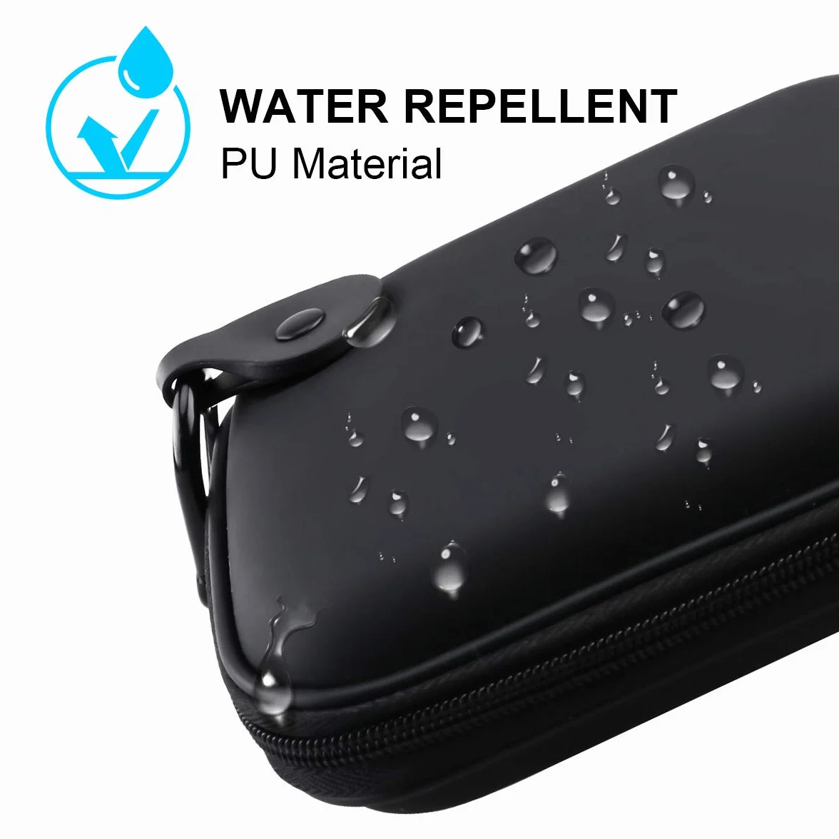 Lacdo Étui Disque Dur Externe 2,5 Pouces Housse Protection Western Digital Elements WD My Passport Antichoc Étanche Noir