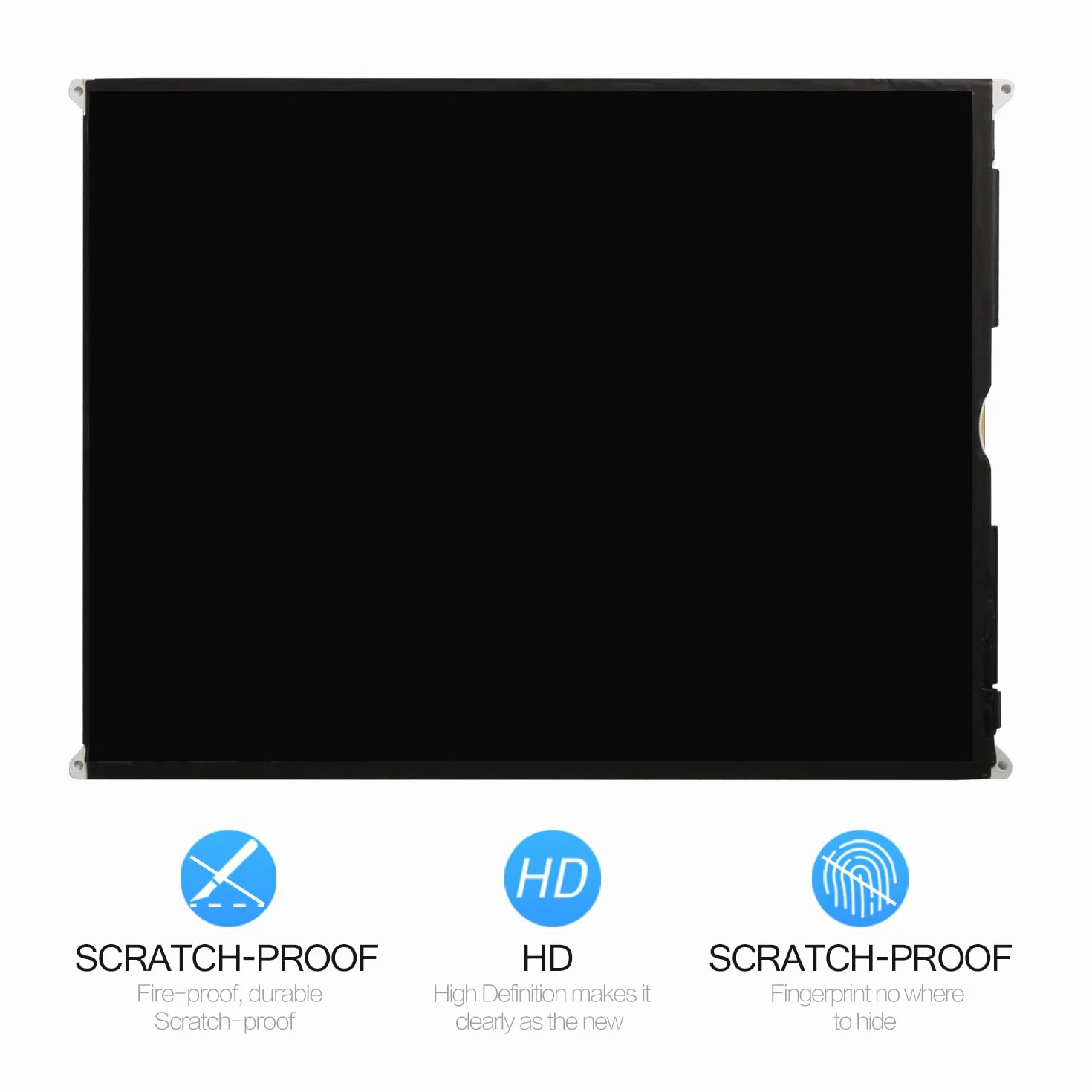 LADYSON Écran LCD de rechange pour iPad 9 9ème génération 10,2 pouces A2602 A2603 A2604 A2605 avec protecteur en verre trempé + outils
