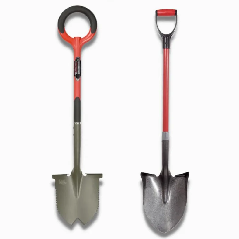 Venteo - Pelle Ronde RootSlayer + pelle à rebords RootSlayer - Outils de Jardin Multifonctions - Idéal pour Tous Types de sols