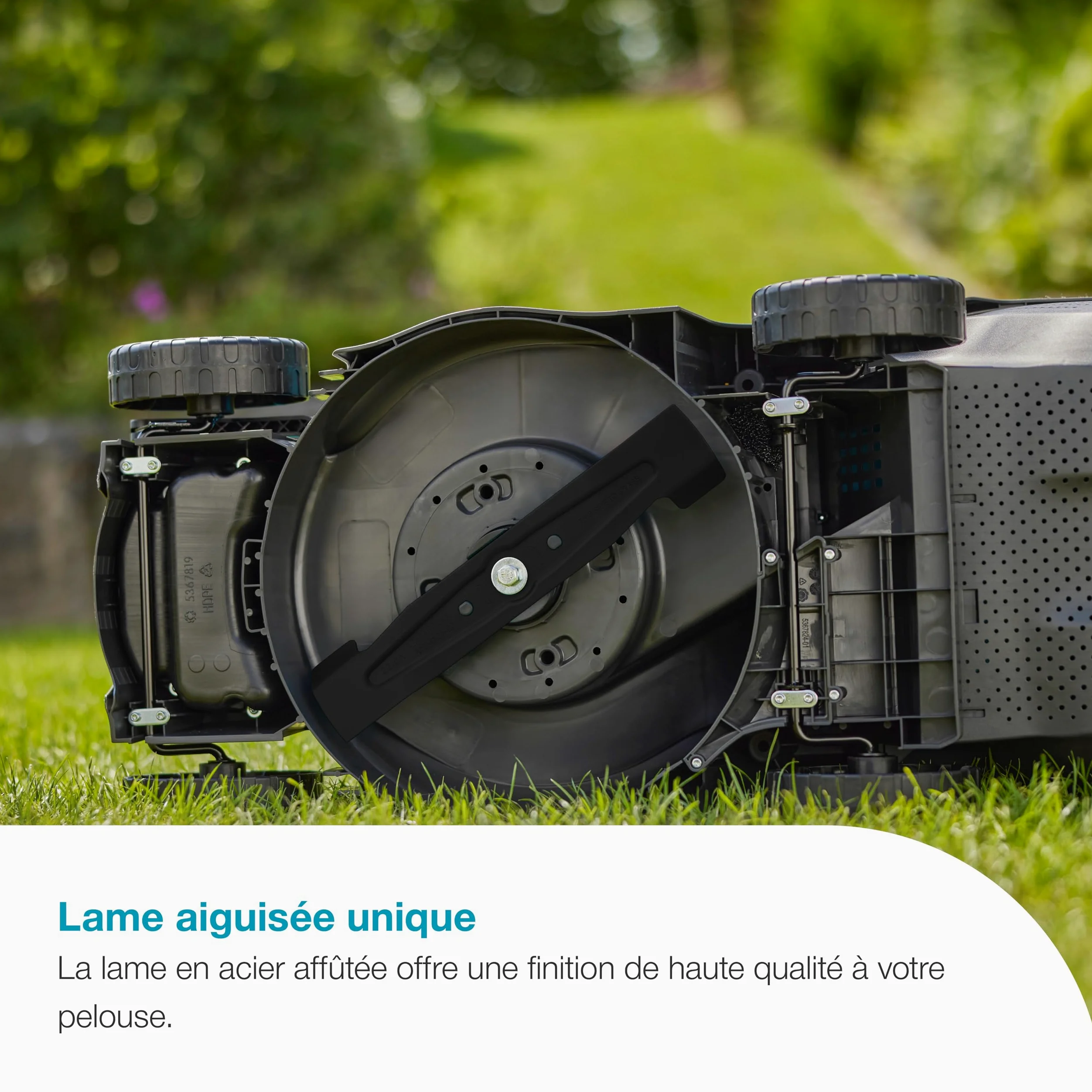 Gardena Tondeuse à Gazon sans Fil EasyMax+ 32/18V Ready-to-Use Set: Largeur de Coupe 32 cm, avec Batterie Power for All, légère et maniable, idéale pour Les pelouses jusqu'à 200 m² (14634-20)