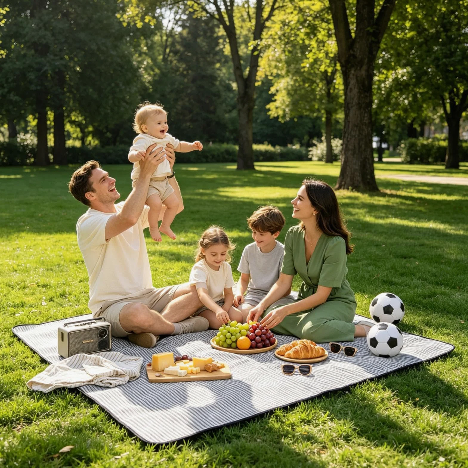 Couverture De Pique-Nique D'Extérieur Tapis Plage Portable Anti-Sable | Tapis Anti-Sable Randonnée Pour Randonnée Sac à Dos, Parc, Camping, Plein Air, , Vacances, Terrasse