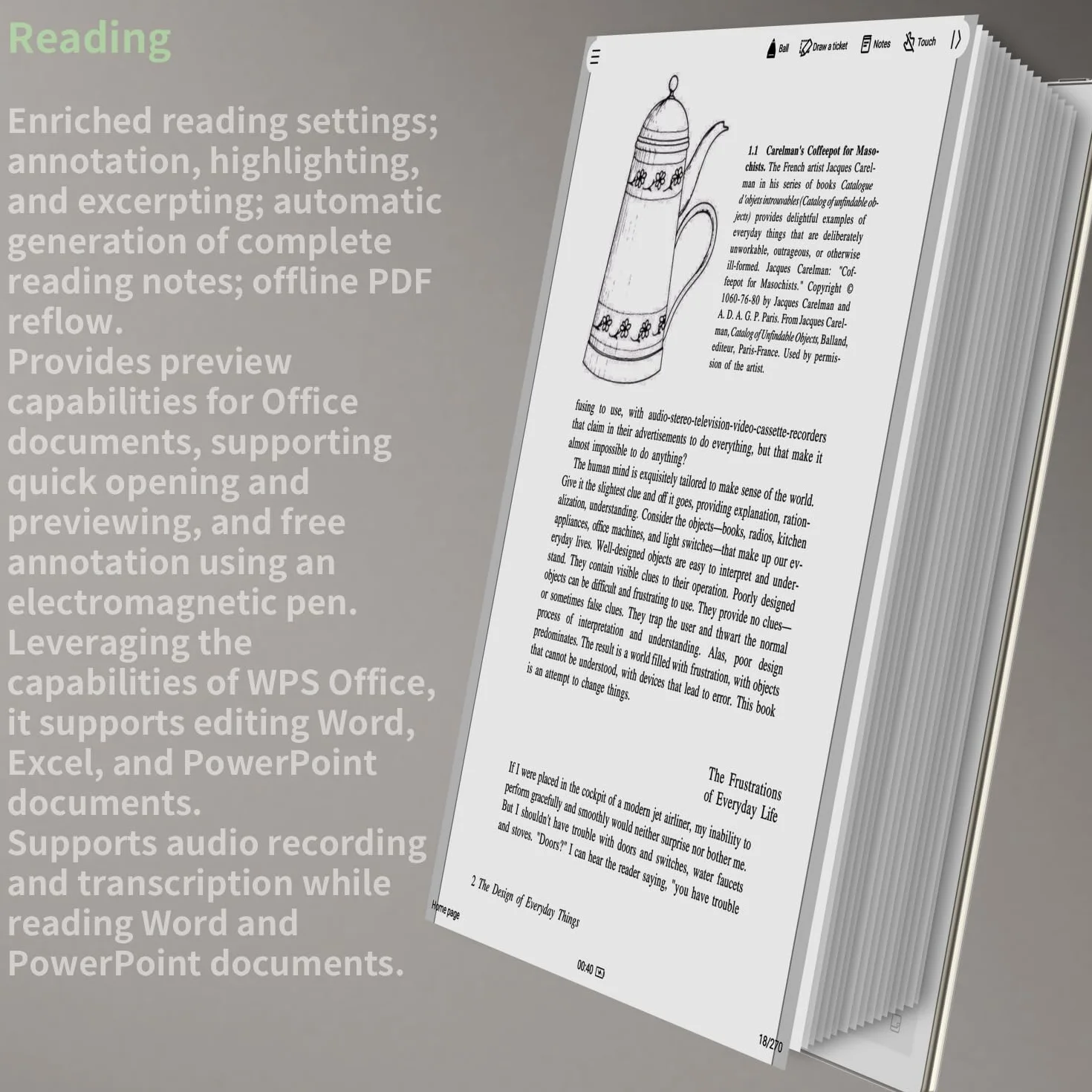 iFLYTEK AINOTE 2 Smart E-Ink Tablet 10,7" Transcription IA Traduction Résumé Réunions Latence < 20 ms Batterie 7 jours
