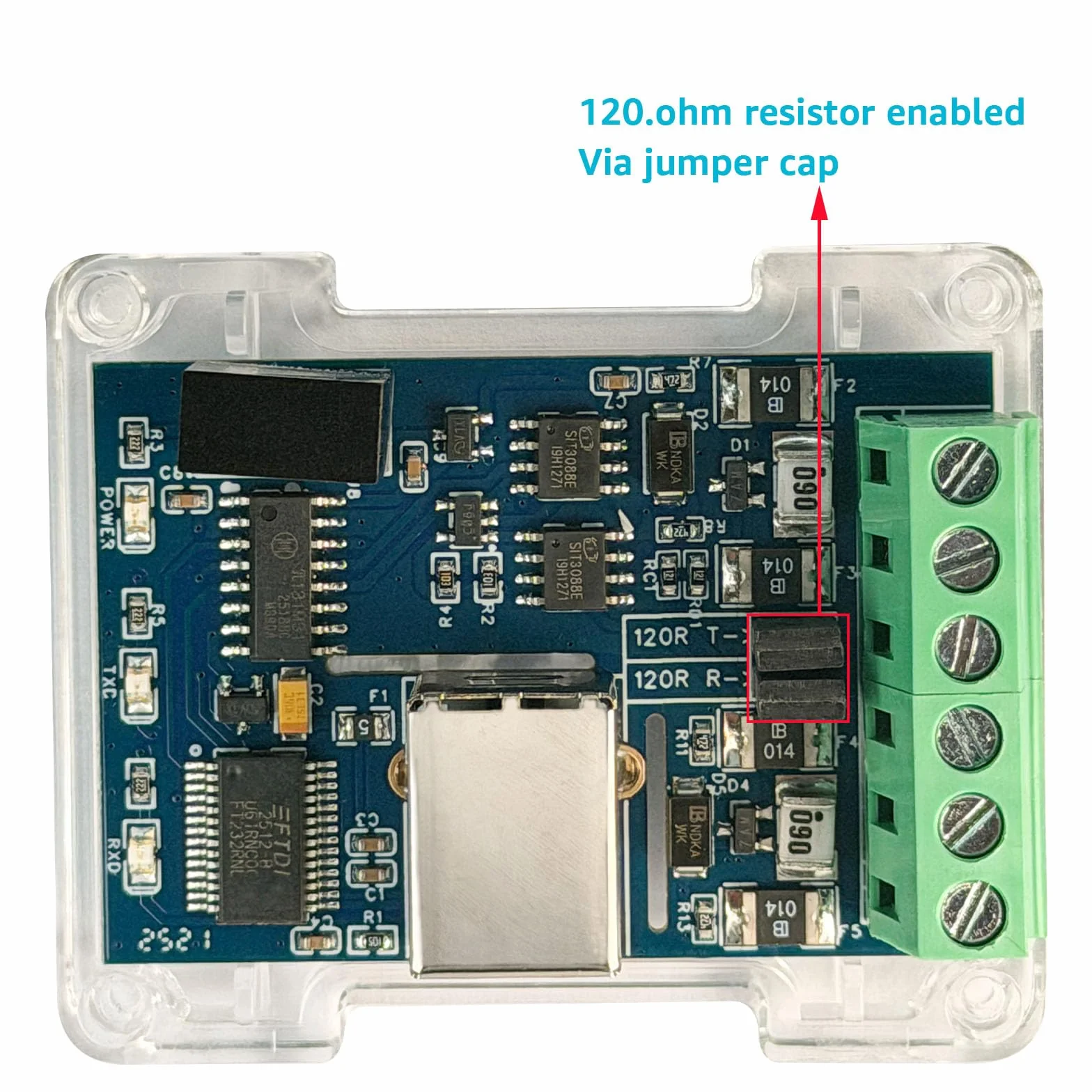 DSD TECH SH-U11F Convertisseur USB vers RS485 RS422 FTDI intégré