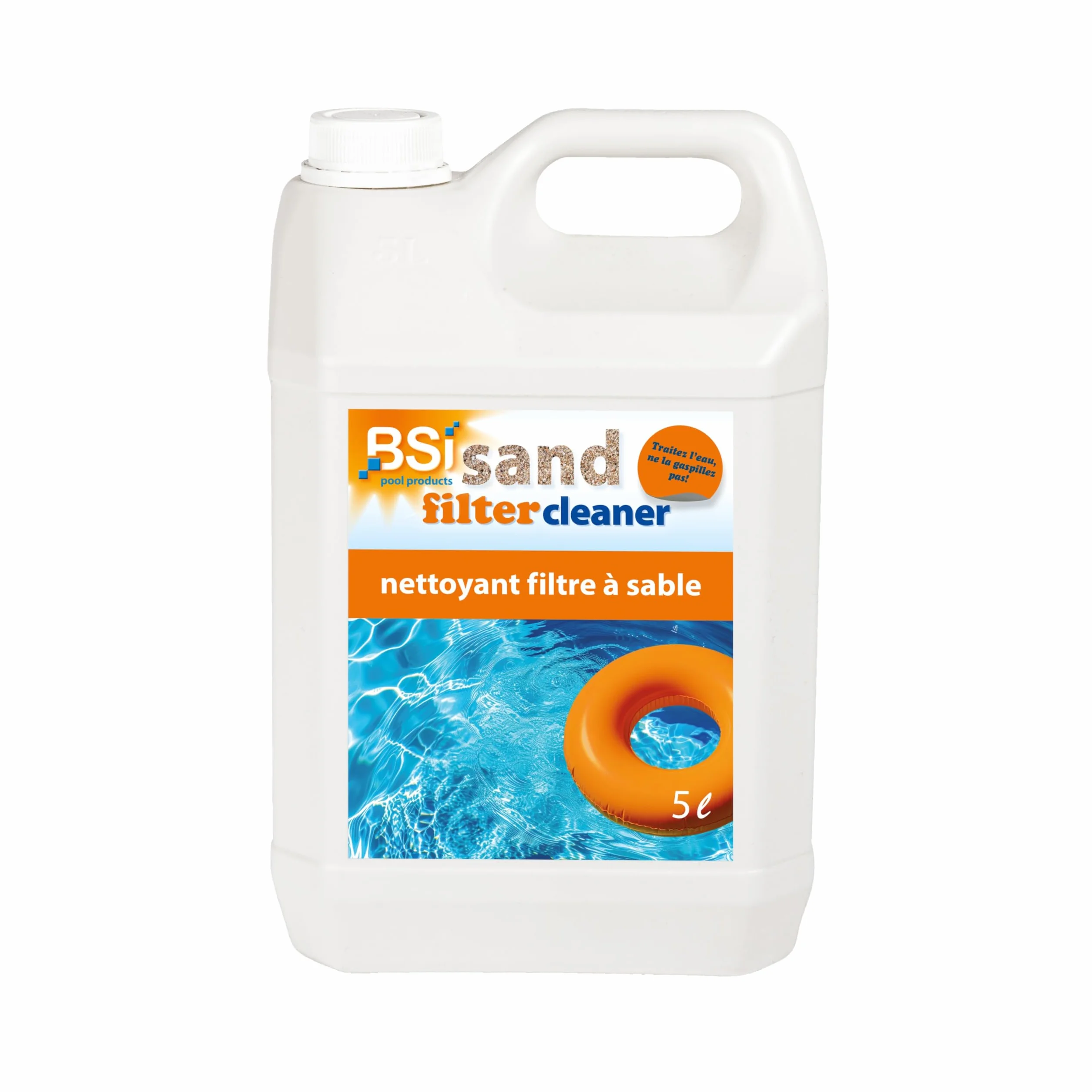 BSI Nettoyant Sand Filter Cleaner Liquide 5L Pour Filtres à Sable Piscine