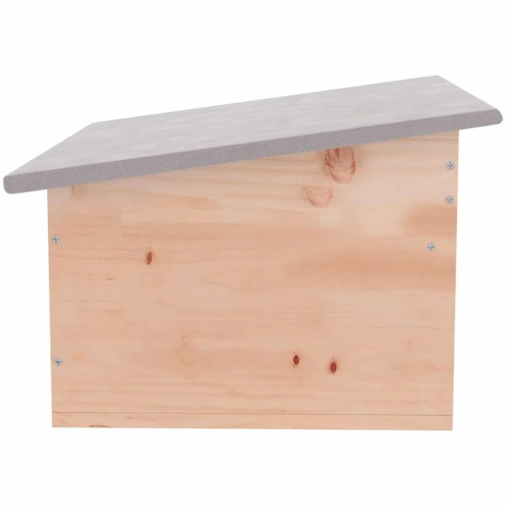 vidaXL Cabane pour Hérisson Bois de Sapin Jardin