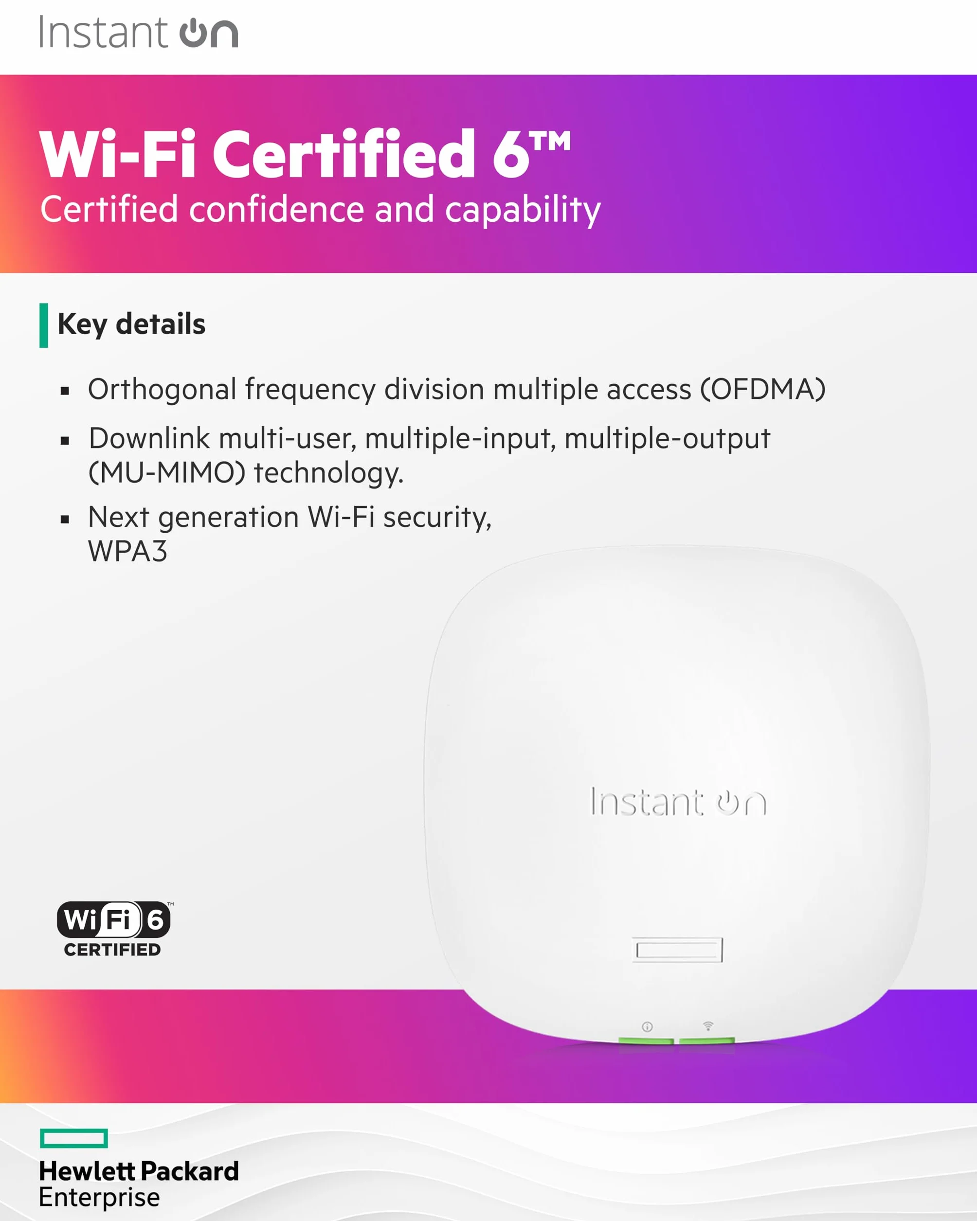 HPE Aruba R4W02A Wireless Access Point