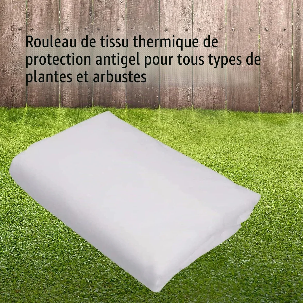 Biotop Tissu Thermique Protecteur Anti-Gel 4 x 5 m 17 g Couverture pour Plantes Arbustes