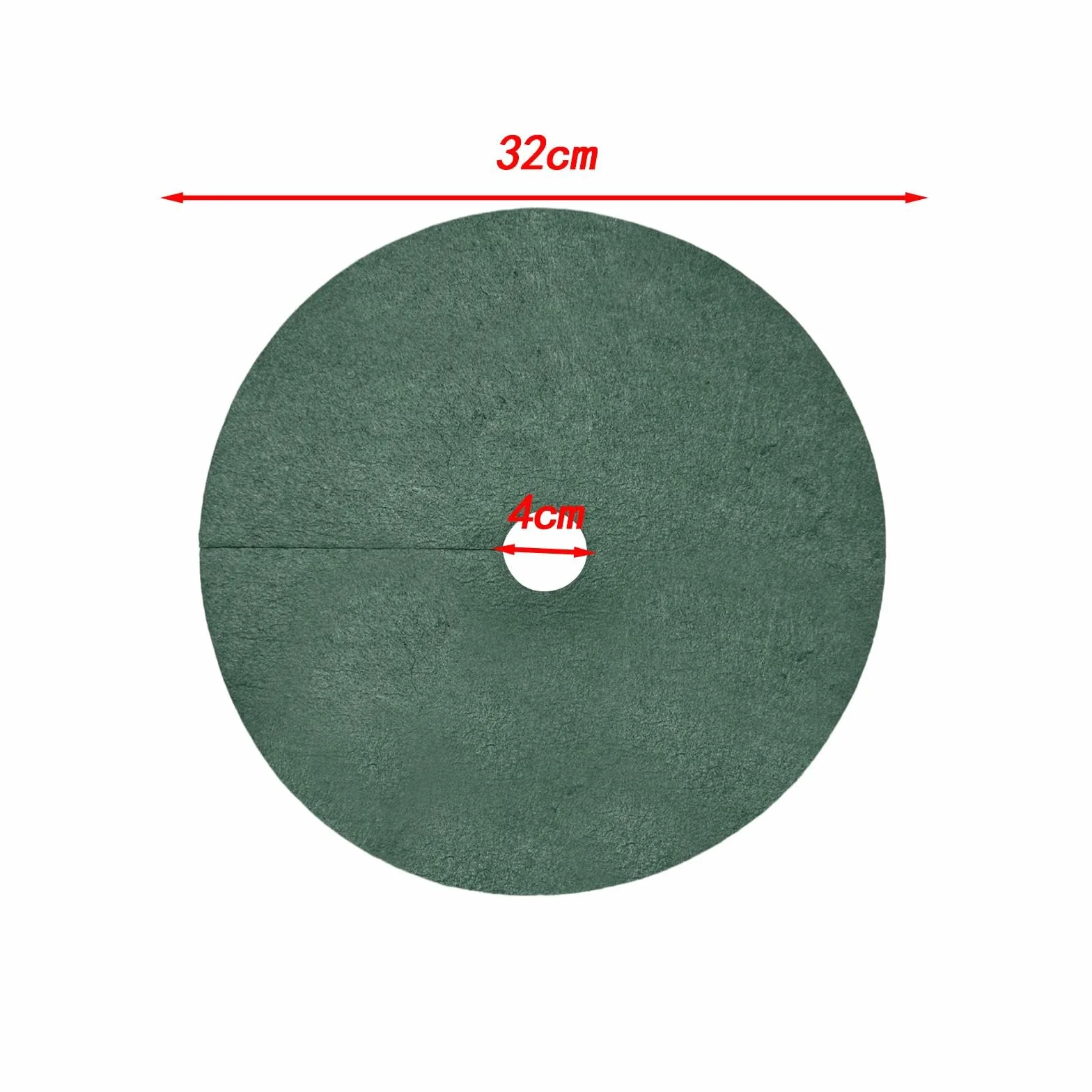 Tapis de Protection pour Arbres Anti-Herbes Diamètre 32cm 10 Pièces