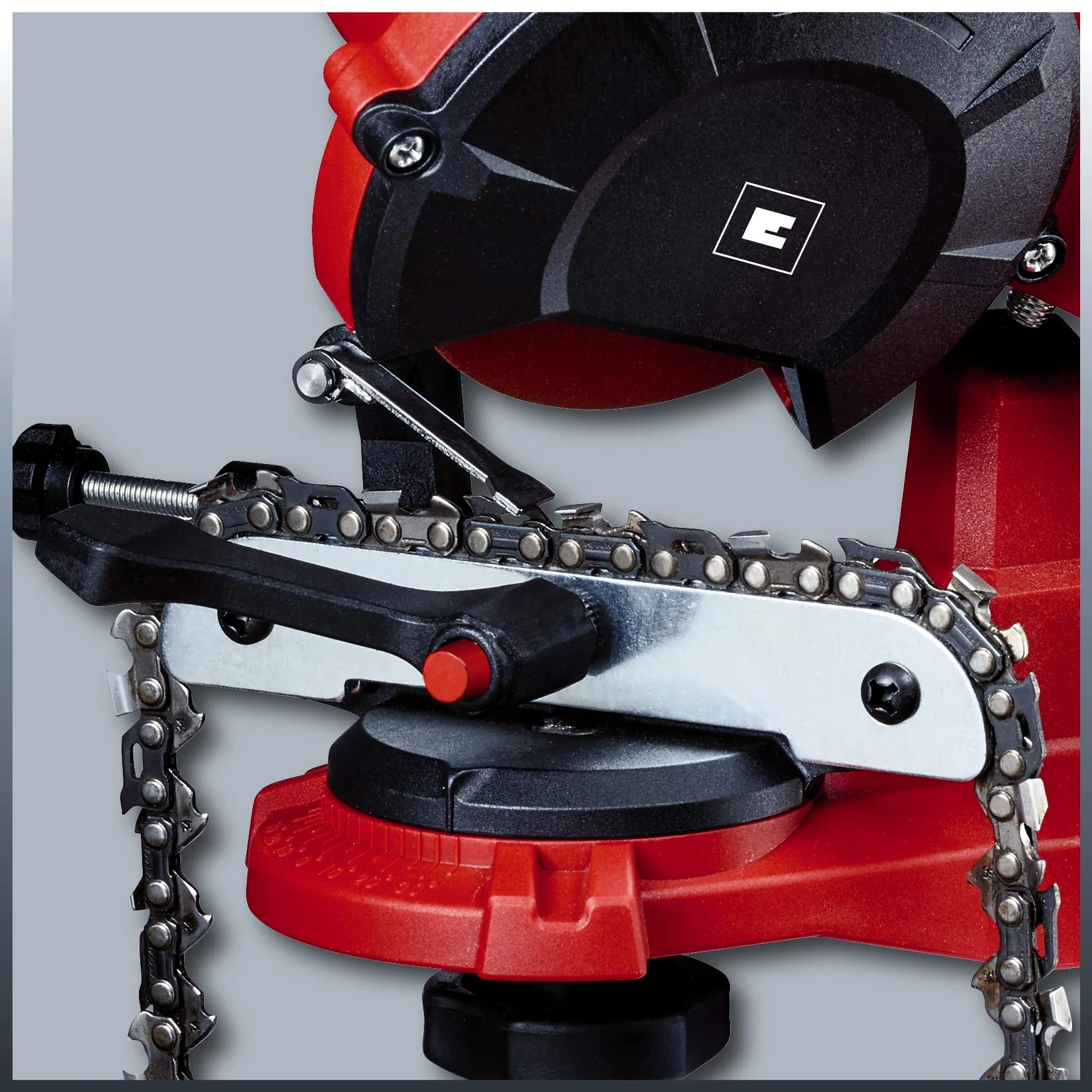 Einhell Affûteuse de chaîne de tronçonneuse électrique GC-CS 85 E (85 W, Epaisseur de la meule 3,2 mn, Dispositif de serrage, Livrée avec 1 meule abrasive) & Meule abrasive de rechange 3,2 mm