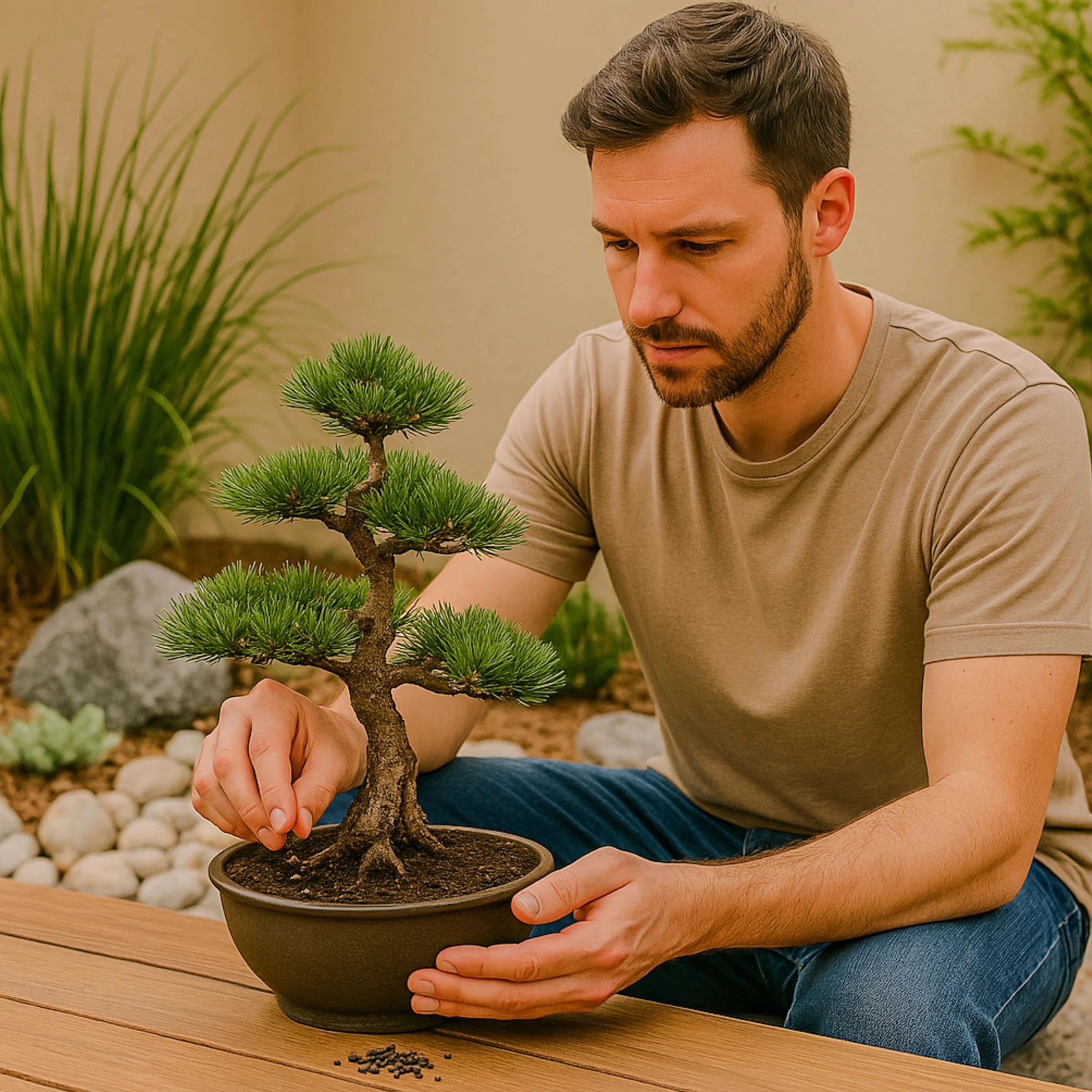Engrais bonsaï écologique CULTIVERS 250 g fertilisant granulé NPK 8-1-5 74% matière organique