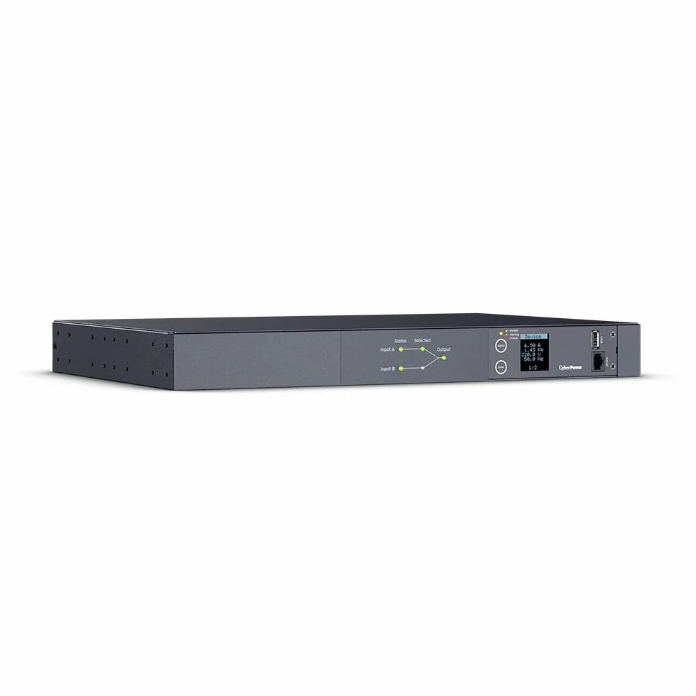 Cyberpower PDU24005 Commutateur de transfert automatique ATS 16 A 8 x C13 2 x C19