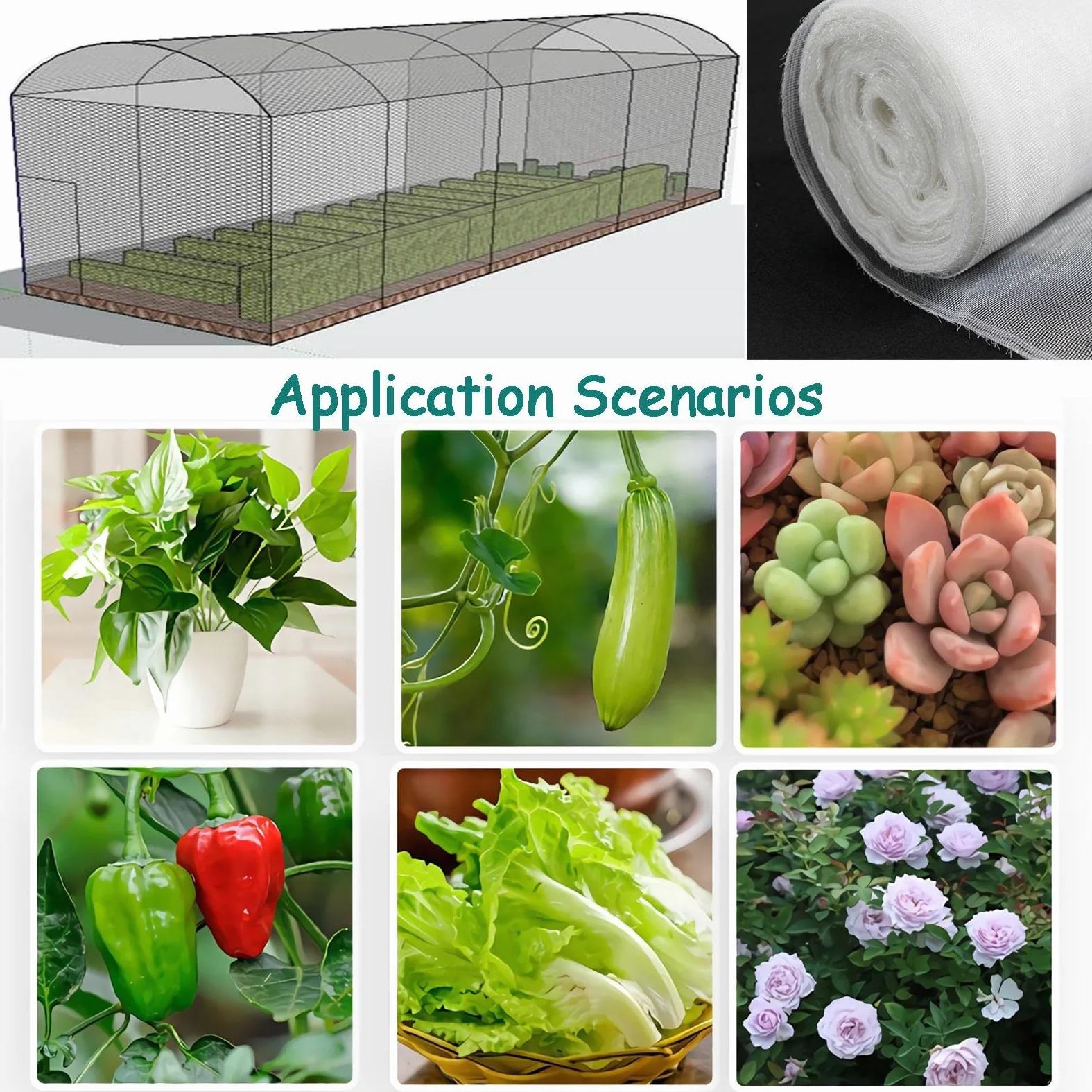 Filet Anti Insecte,4x14m Filets pour Jardin,Filet de Protection Contre Potager,Maille Fine Anti Oiseaux en Maille pour la Protection des Graines,Plantes,Fleurs,Légumes et Fruits
